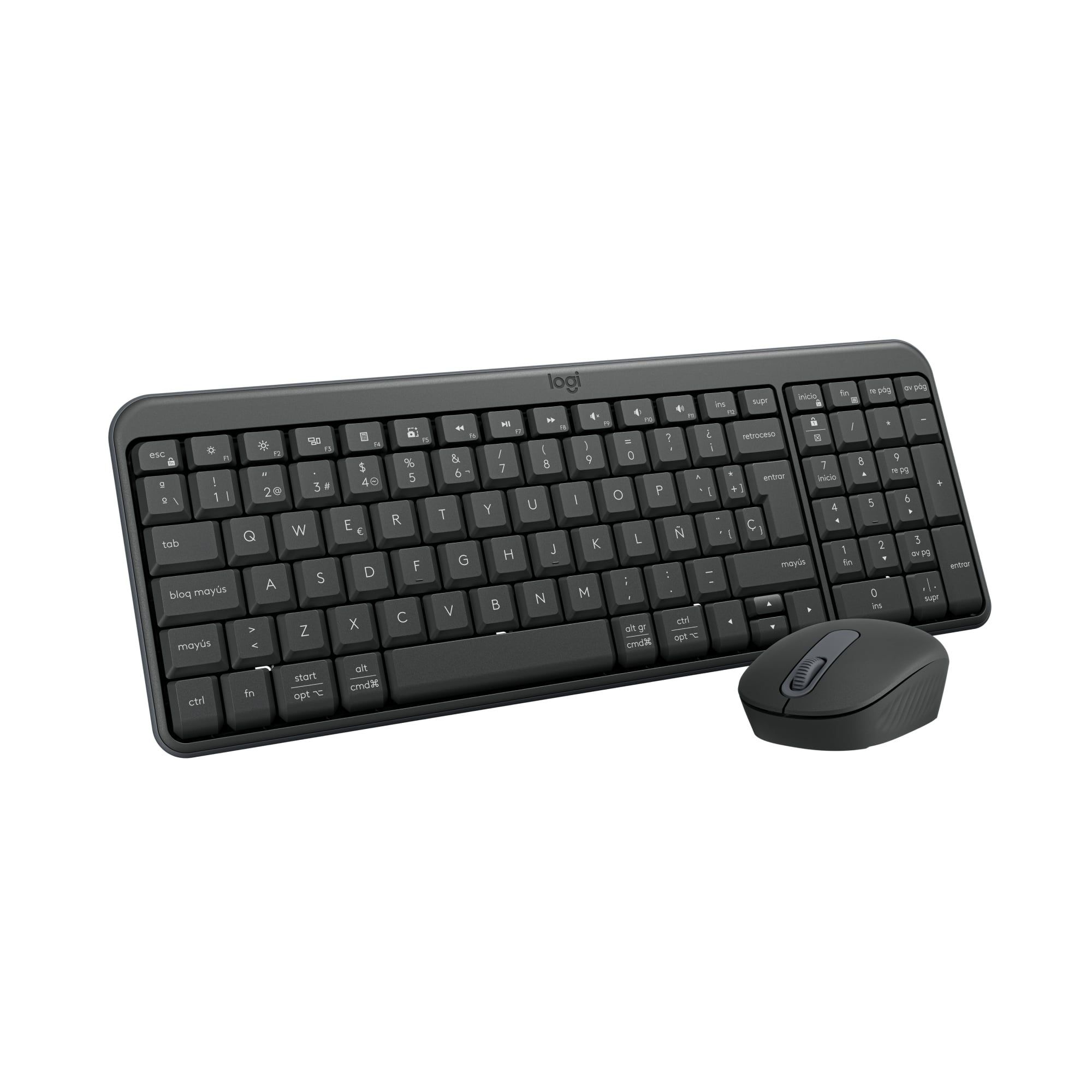 Combo inalámbrico compacto MK250 Bluetooth Negro - 1