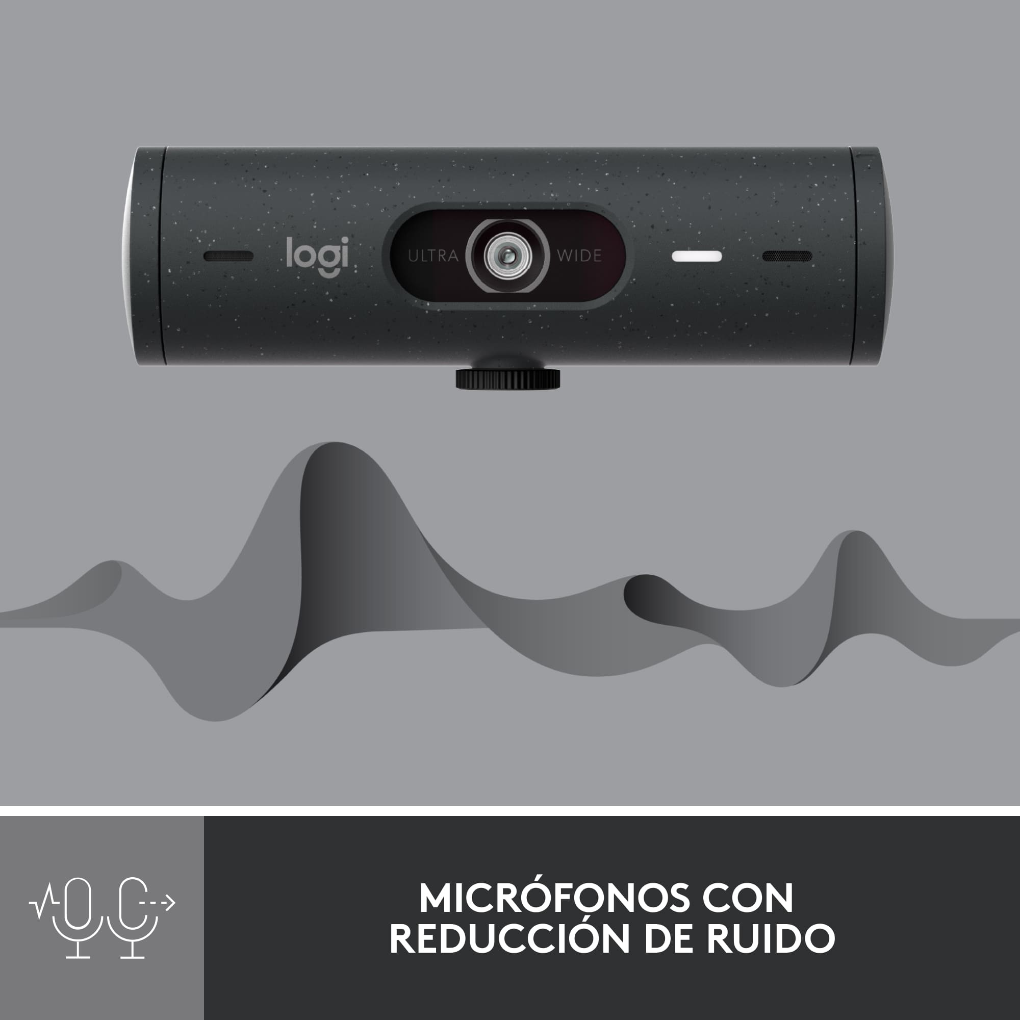 Cámara web Logitech Brio 500 Full HD Negro - 4