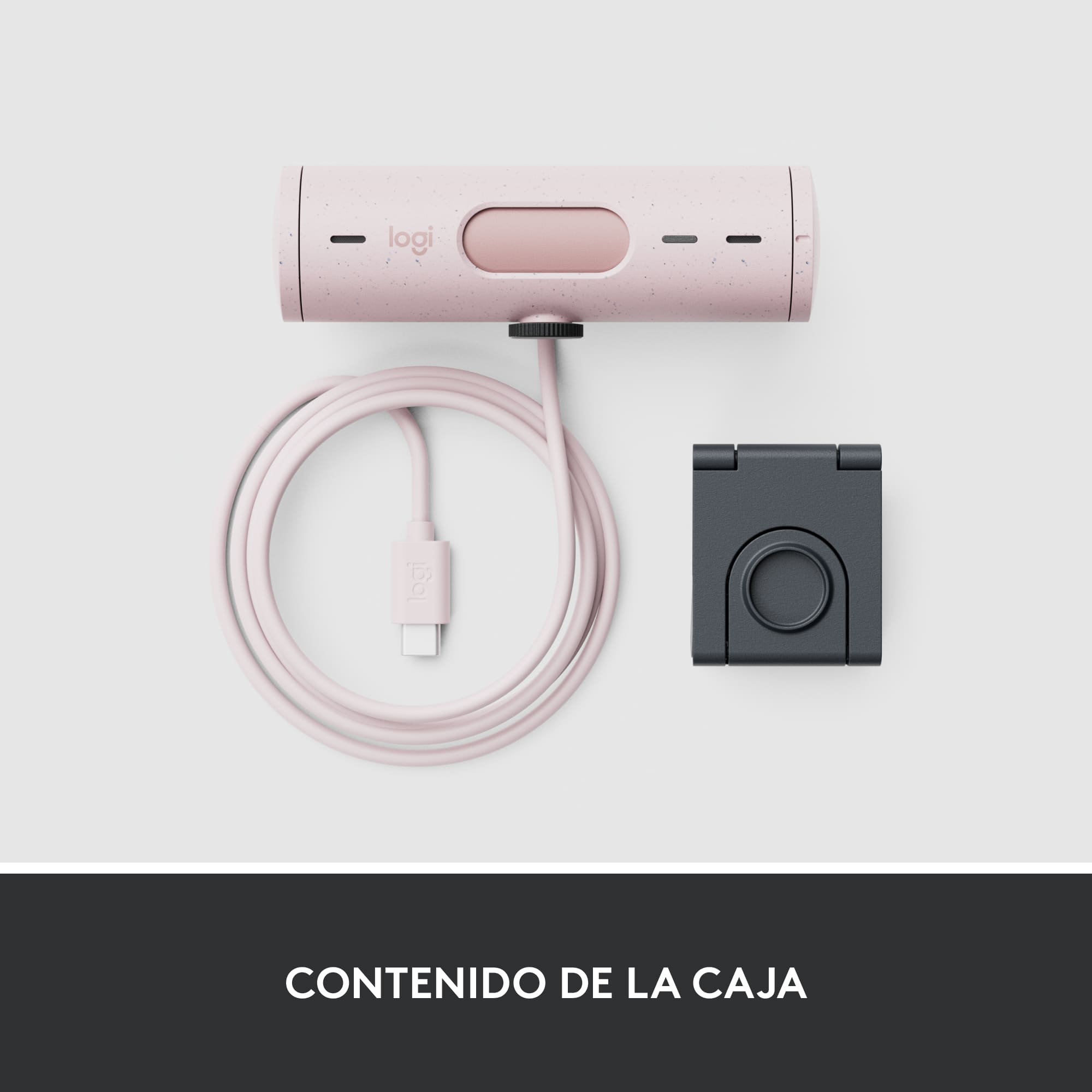 Cámara web Logitech Brio 500 Full HD Rose - 9