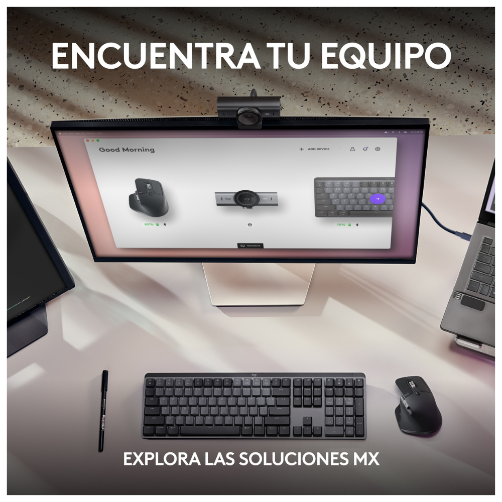 Cámara web Logitech MX Brio Ultra HD 4K para colaboración y streaming Negro - 8