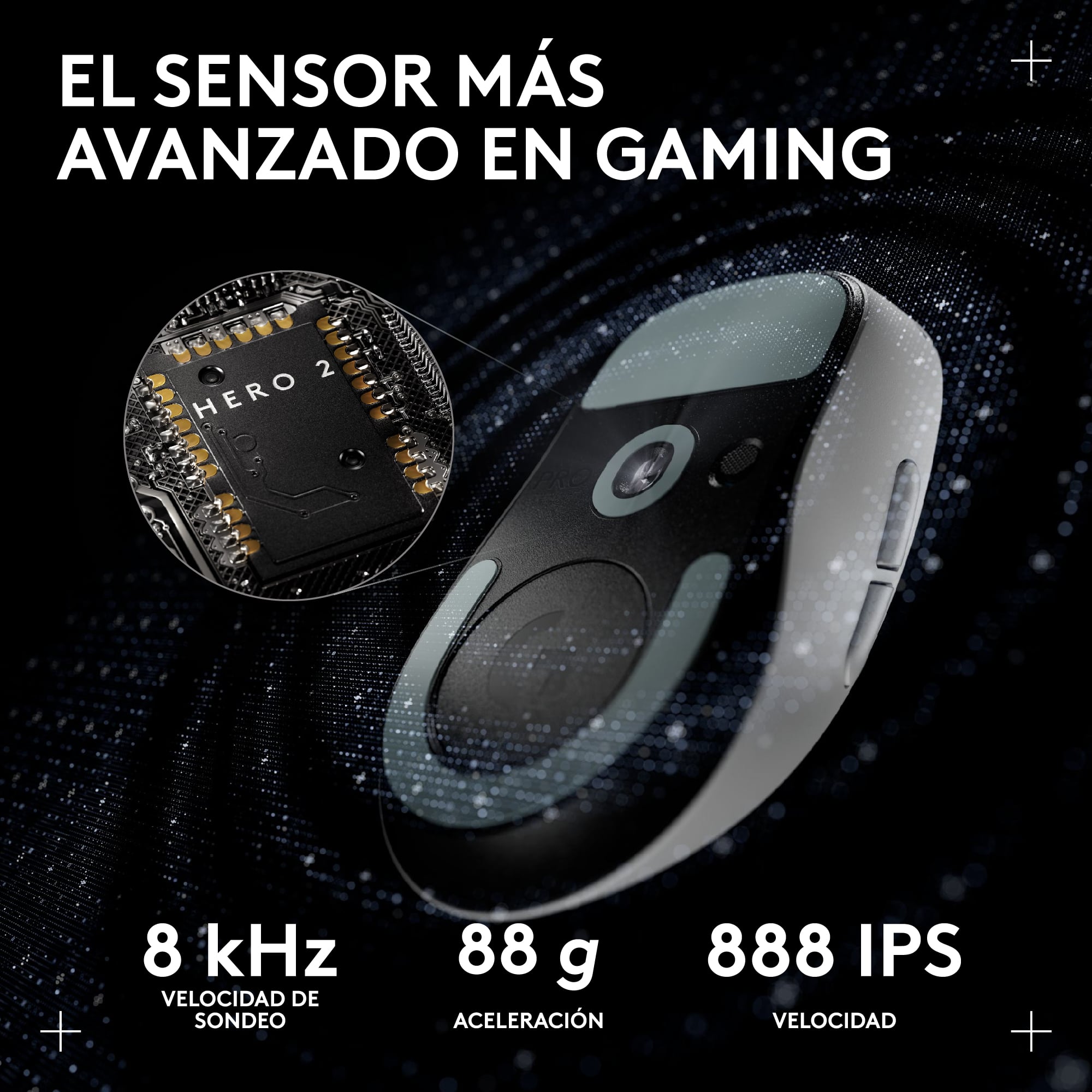 Mouse Inalámbrico Logitech G PRO X SUPERLIGHT 2C LIGHTSPEED Blanco - 4