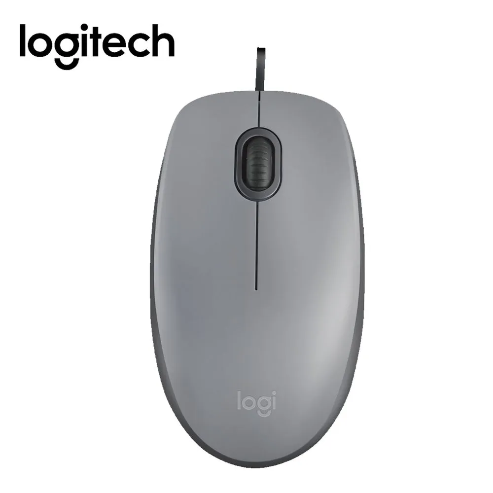 Mouse Logitech M110 con Cable USB Silver - 1