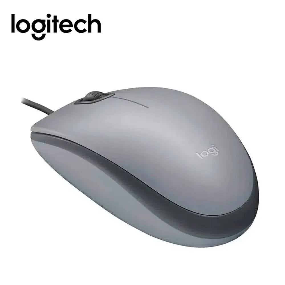 Mouse Logitech M110 con Cable USB Silver - 2