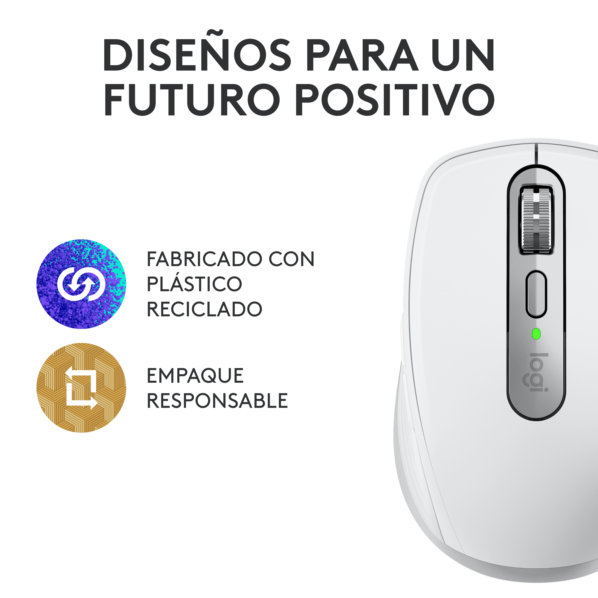 Mouse inalámbrico compacto de alto rendimiento Logitech MX Anywhere 3S PALE GREY - 6
