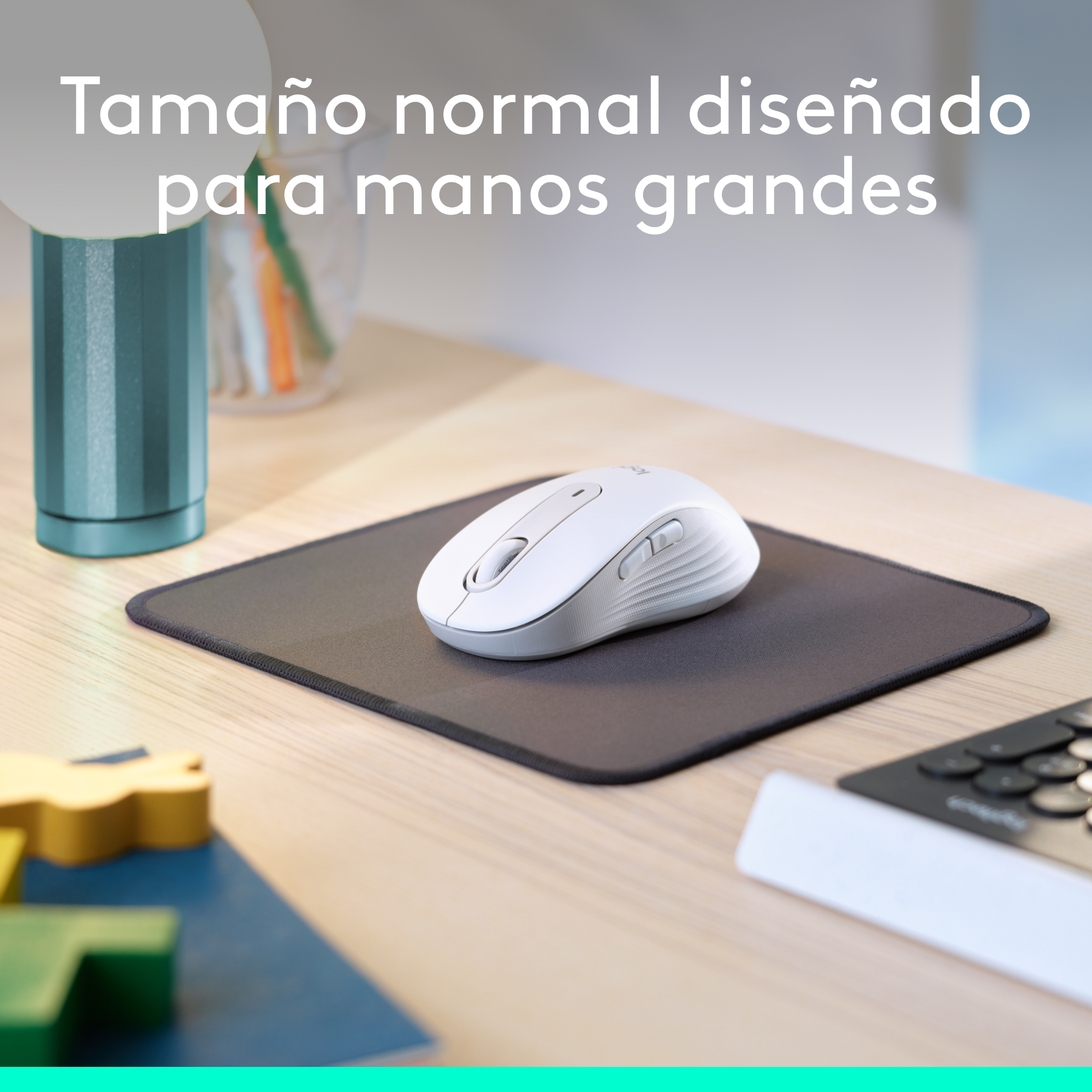 Mouse inalámbrico Logitech Signature M650 L Blanco - 2