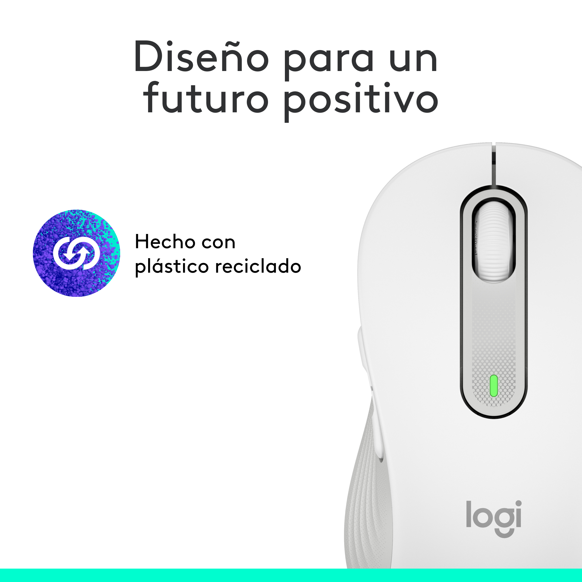 Mouse inalámbrico Logitech Signature M650 L Blanco - 7