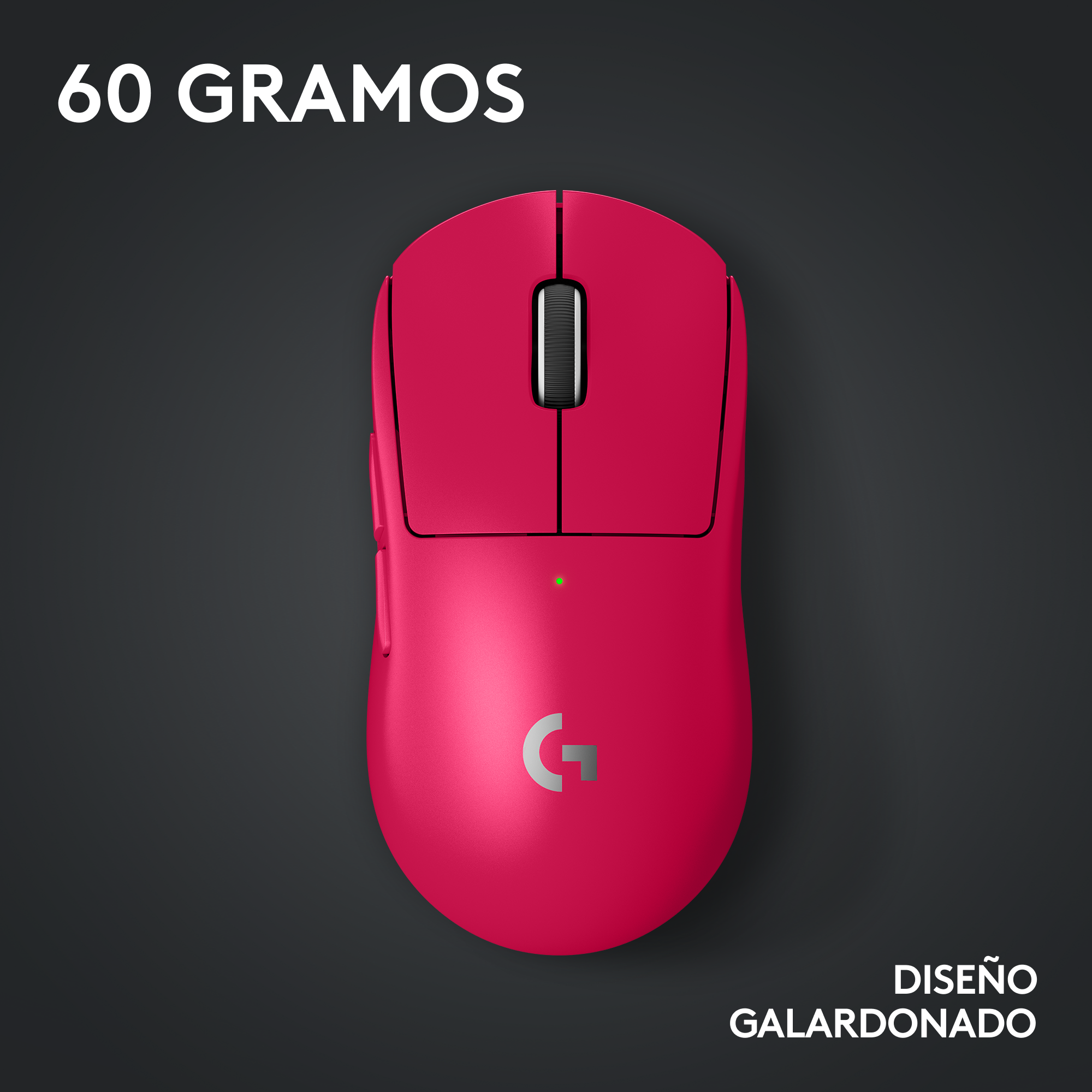 Mouse Inalámbrico Logitech G PRO X SUPERLIGHT 2 LIGHTSPEED Magenta - 7