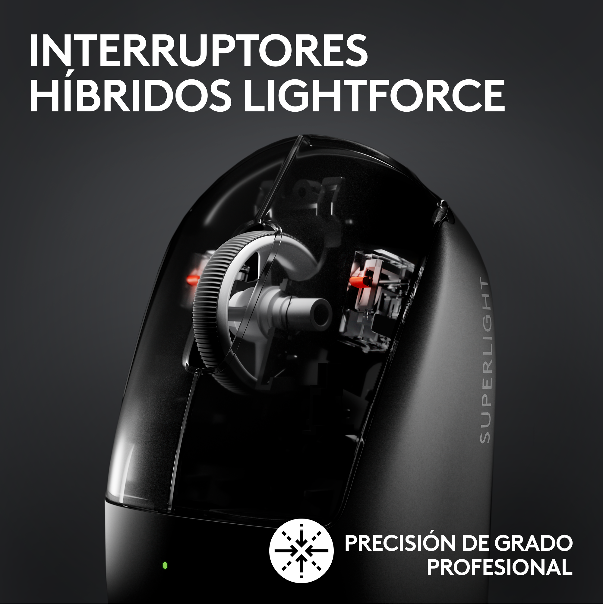 Mouse Inalámbrico Logitech G PRO X SUPERLIGHT 2 LIGHTSPEED Blanco - 2