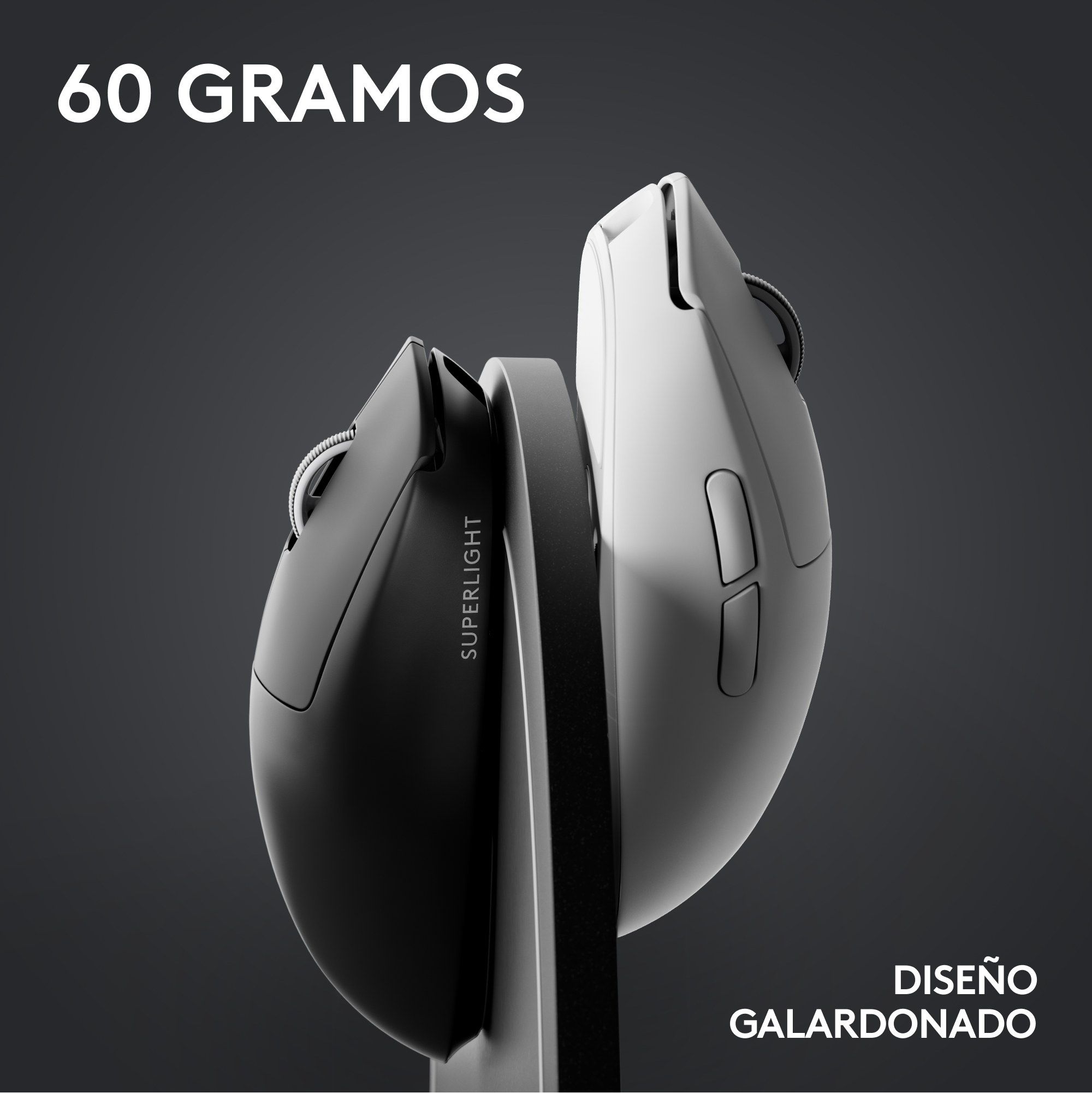 Mouse Inalámbrico Logitech G PRO X SUPERLIGHT 2 LIGHTSPEED Blanco - 7