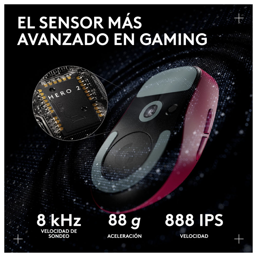 Mouse Inalámbrico Logitech G PRO X SUPERLIGHT 2C LIGHTSPEED Pink - 3