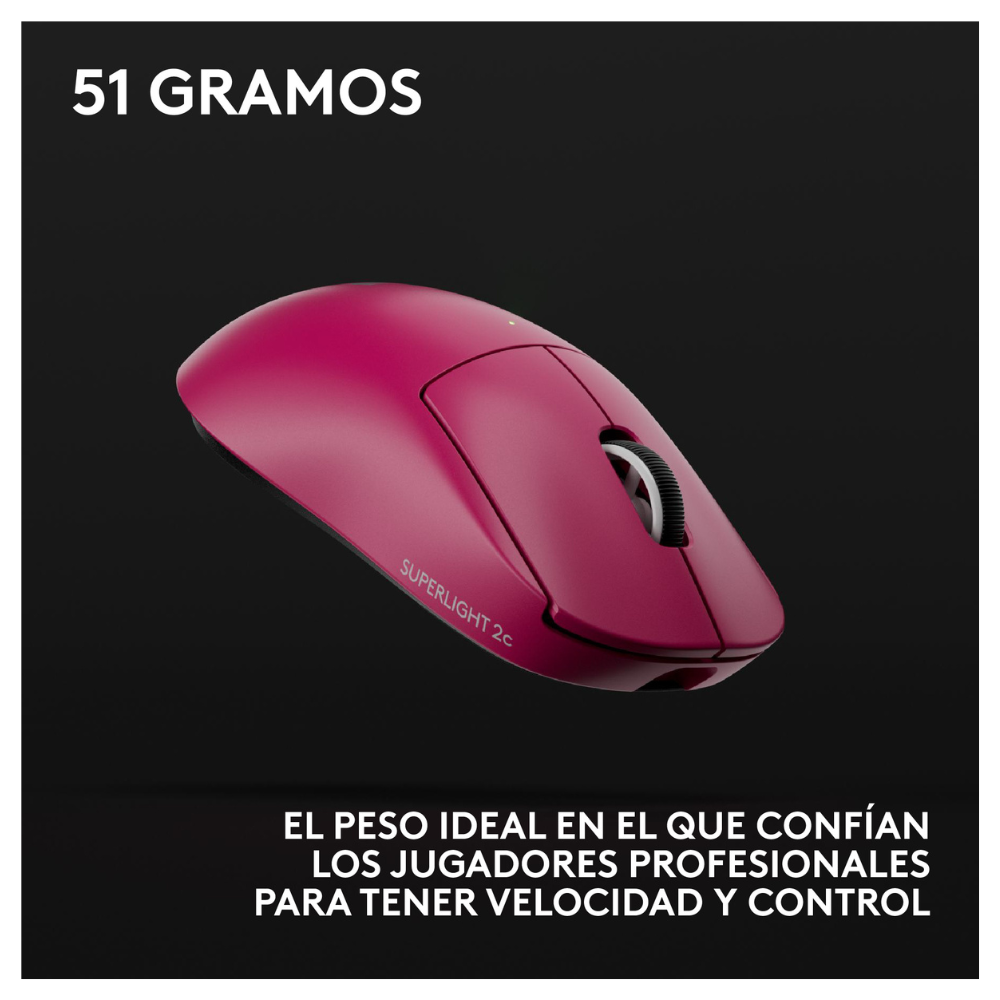Mouse Inalámbrico Logitech G PRO X SUPERLIGHT 2C LIGHTSPEED Pink - 8