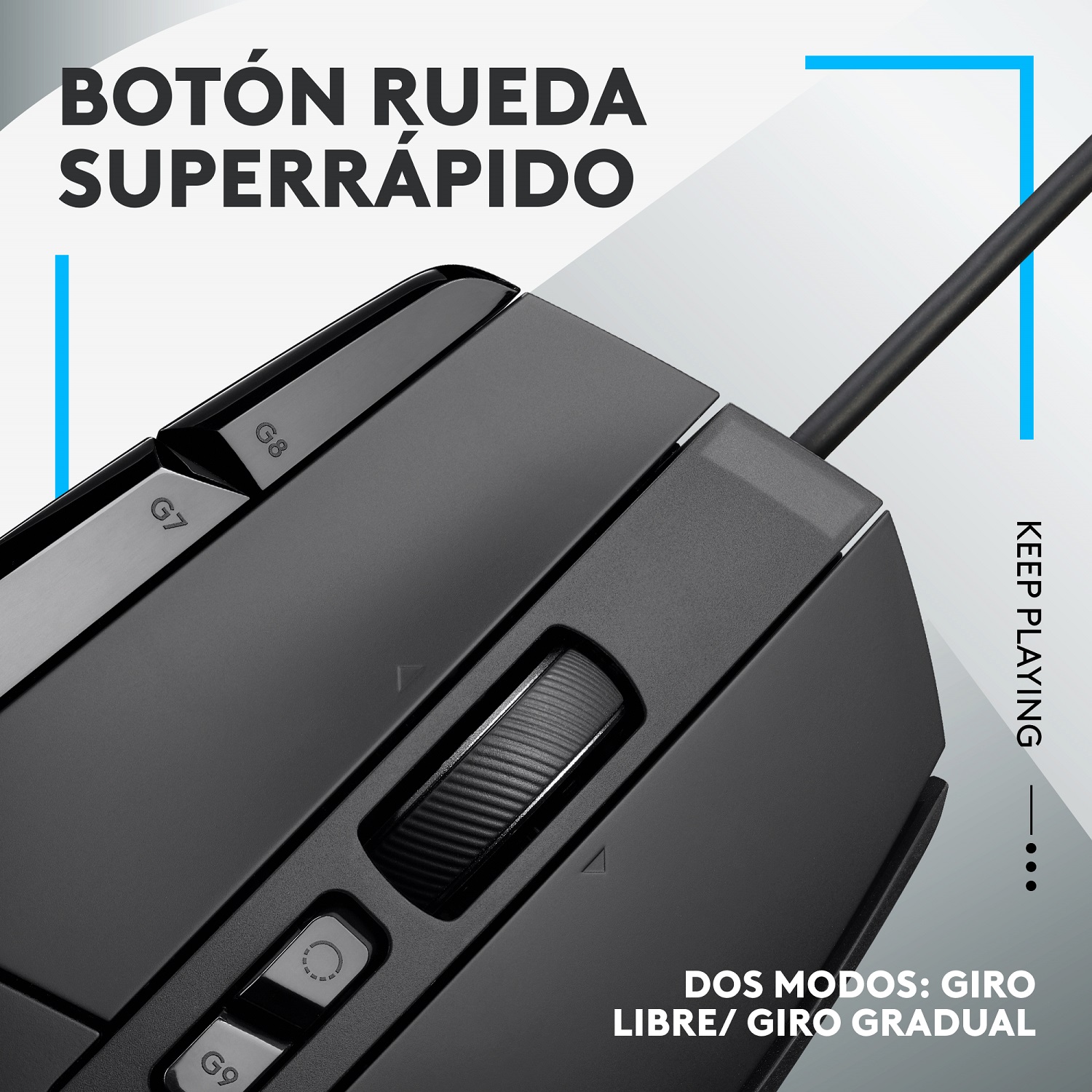 Mouse Logitech G502 X con Cable para juegos Negro - 2