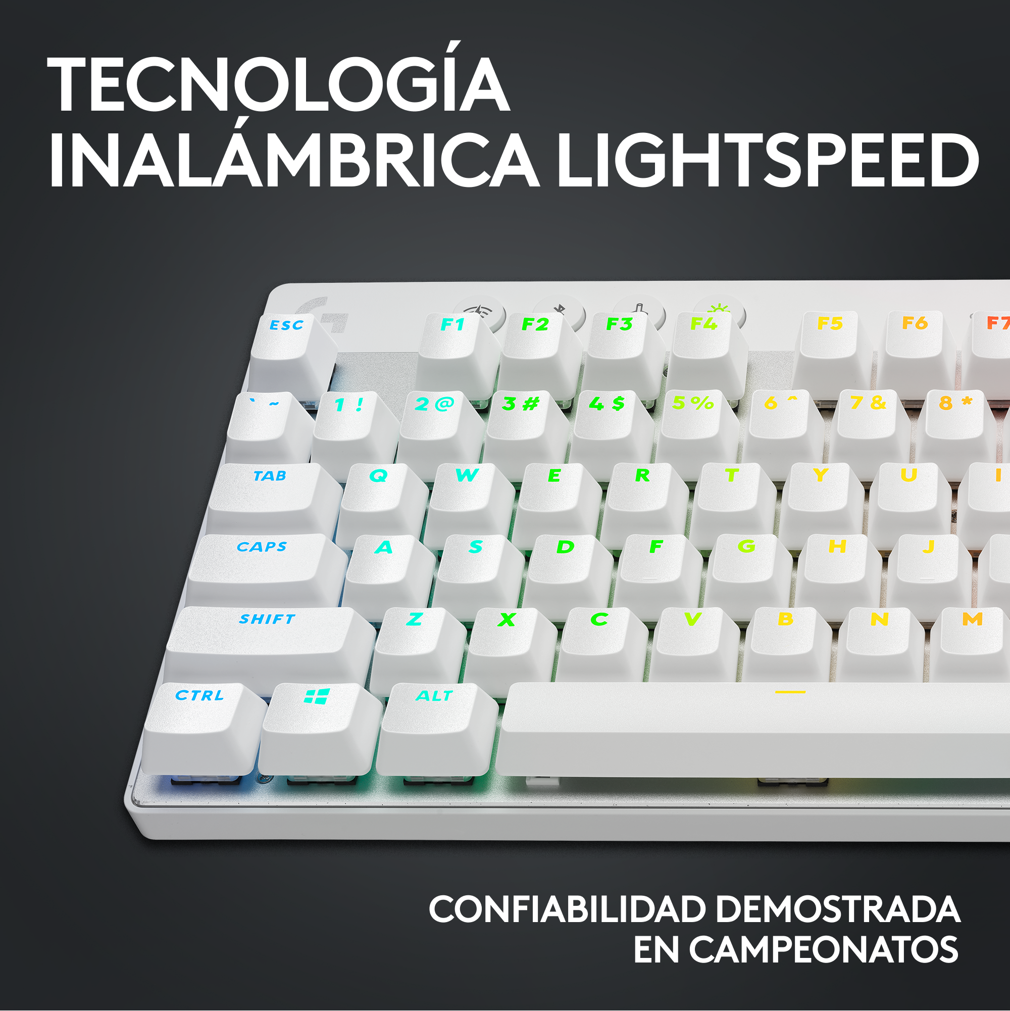 Teclado Inalámbrico Logitech G PRO X TKL LIGHTSPEED Blanco - 2