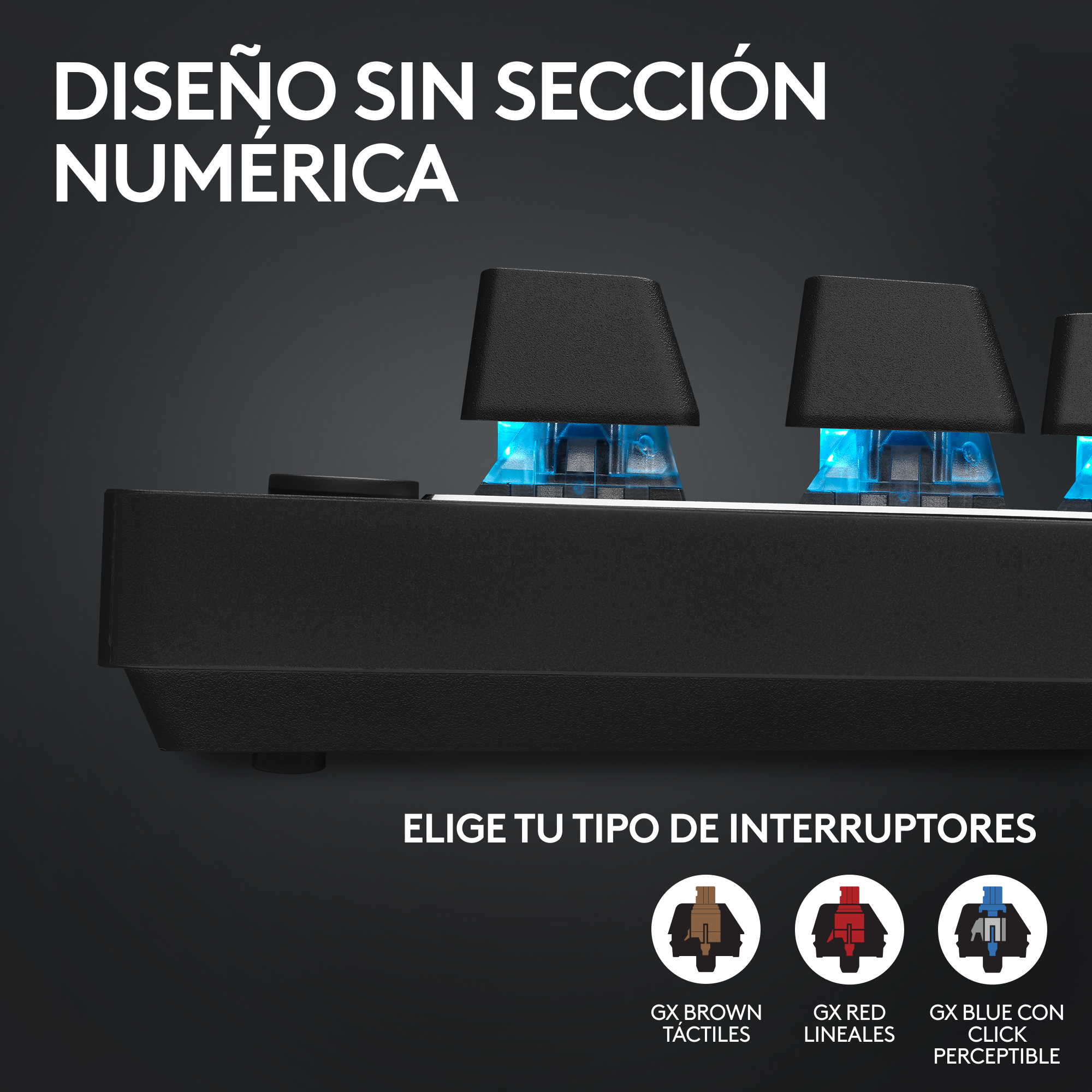 Teclado Inalámbrico Logitech G PRO X TKL LIGHTSPEED Negro - 2