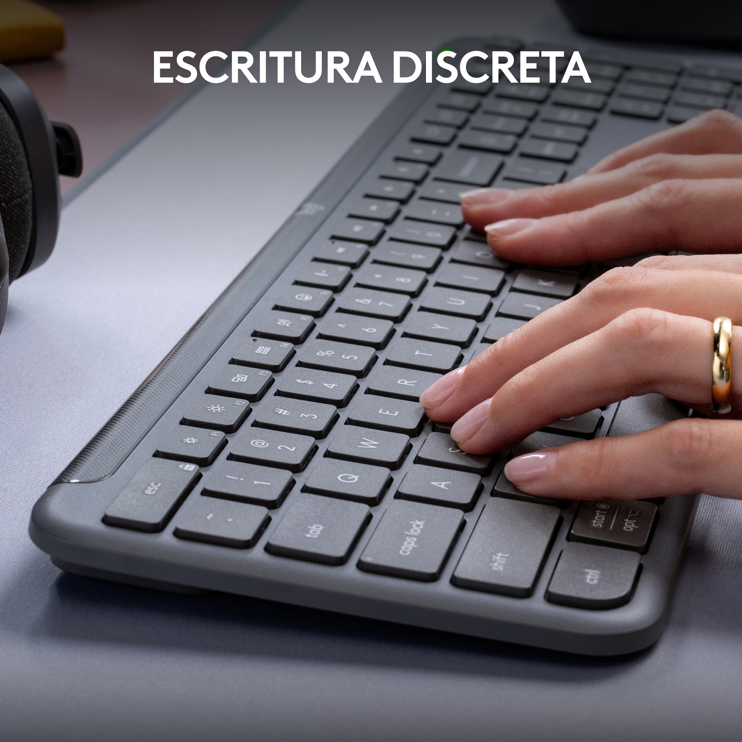 Teclado Inalámbrico Logitech Signature Slim K950 Negro - 5