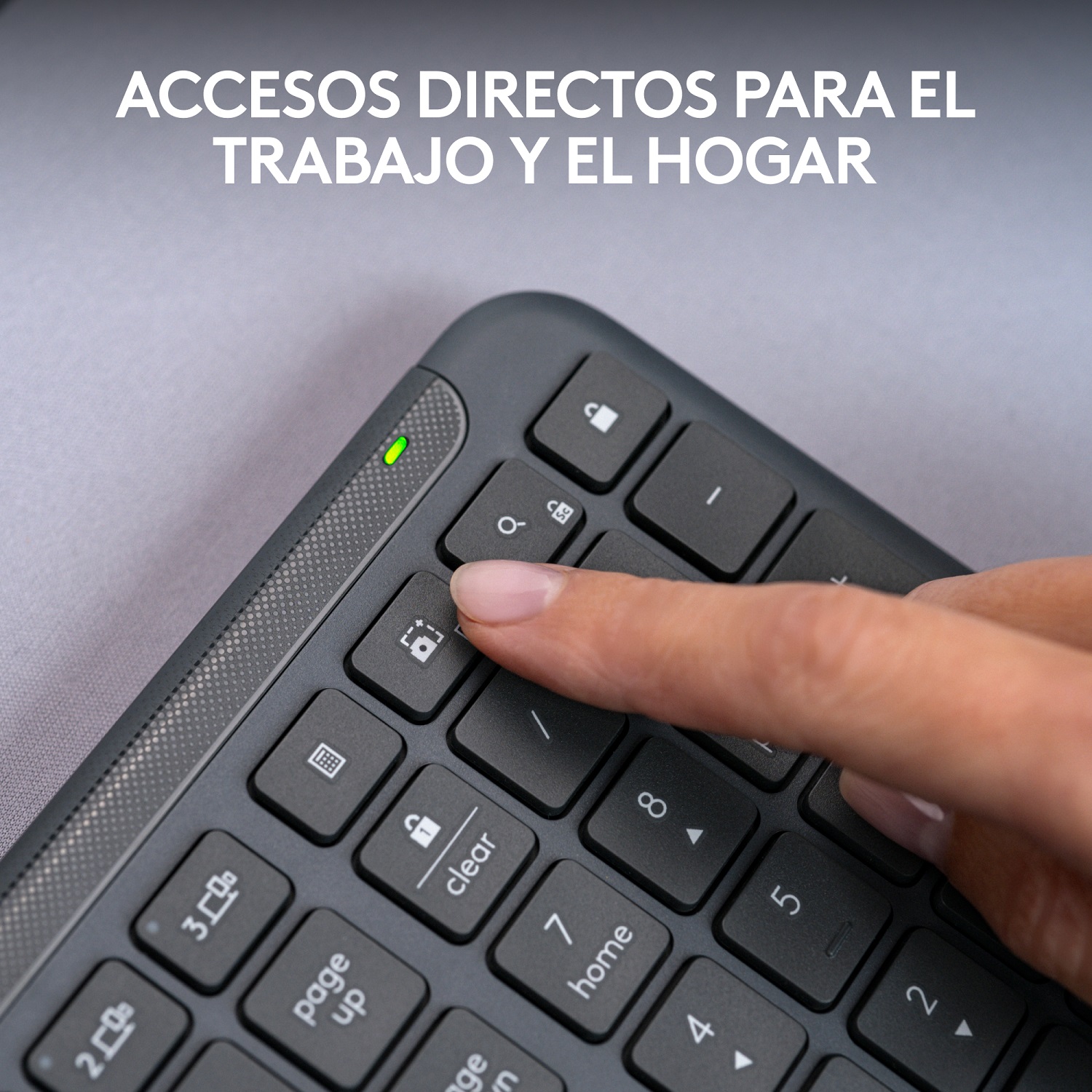 Teclado Inalámbrico Logitech Signature Slim K950 Negro - 7