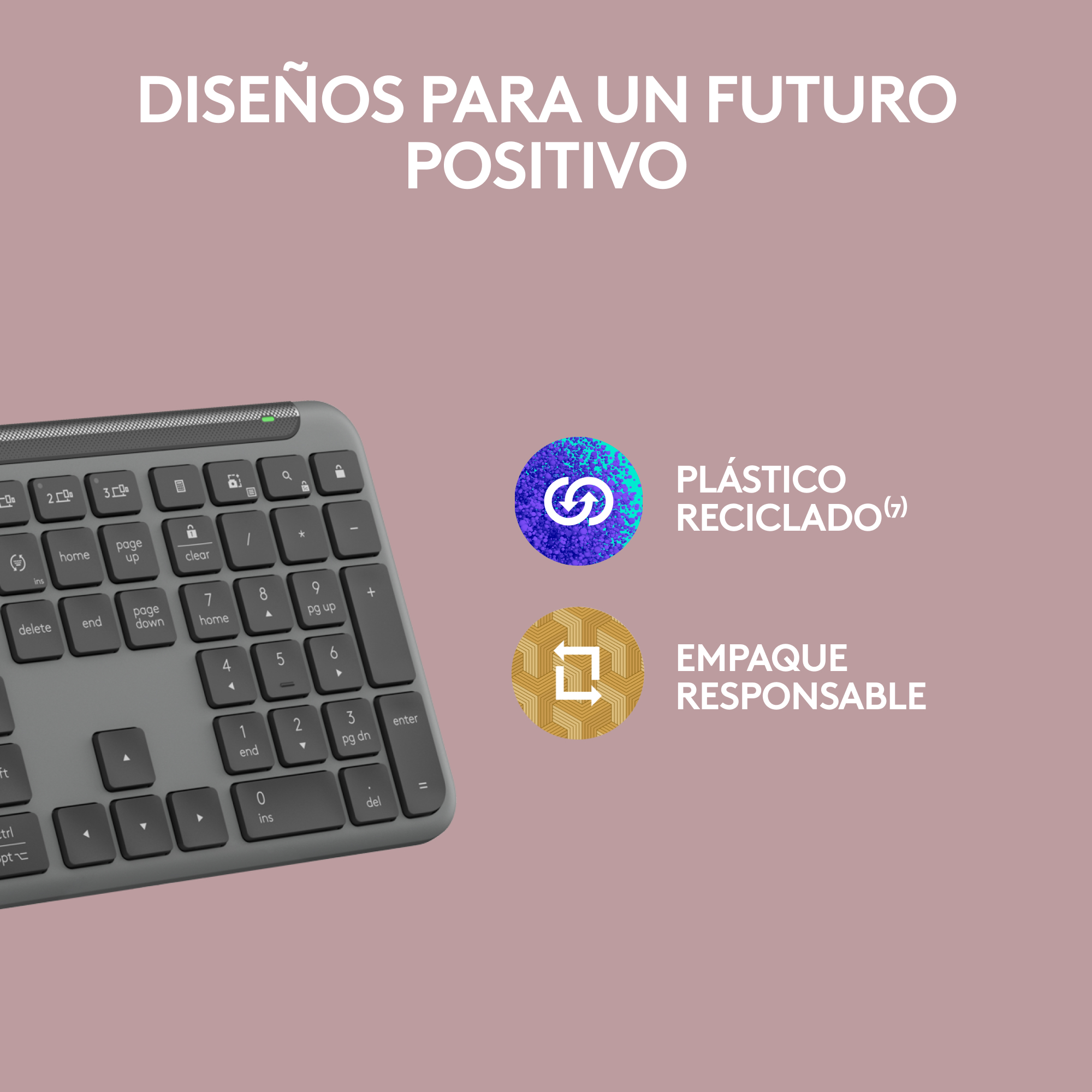 Teclado Inalámbrico Logitech Signature Slim K950 Negro - 9
