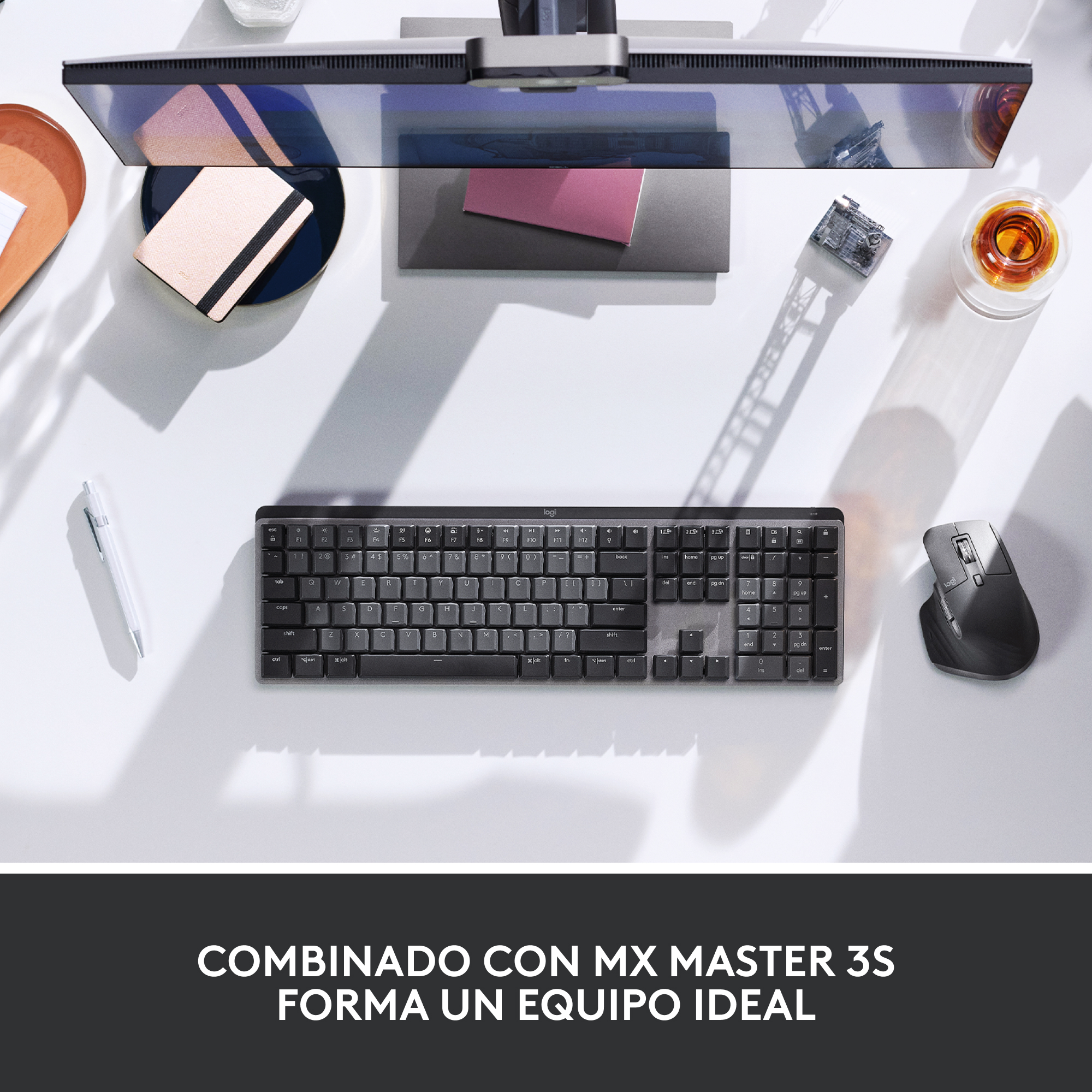 Teclado Inalámbrico Logitech MX Mechanical Negro - 7