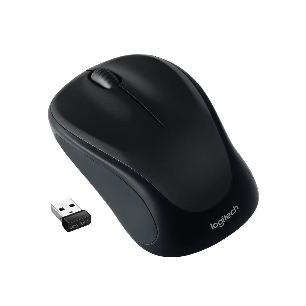 MOUSE LOGITECH M317 WIRELESS BLACK - 1
