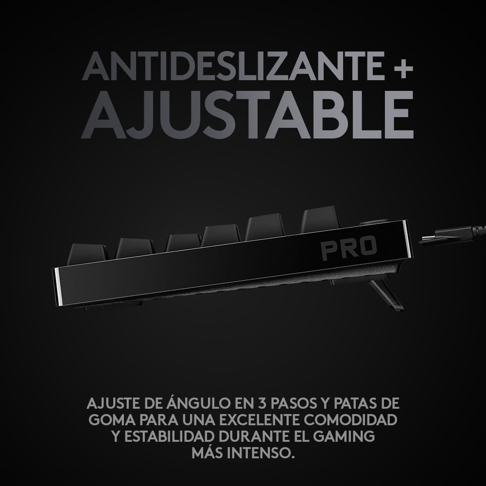 Teclado mecánico Logitech G PRO para gaming Negro - 6