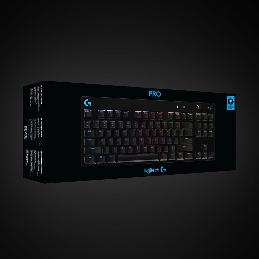 Teclado mecánico Logitech G PRO para gaming Negro - 7