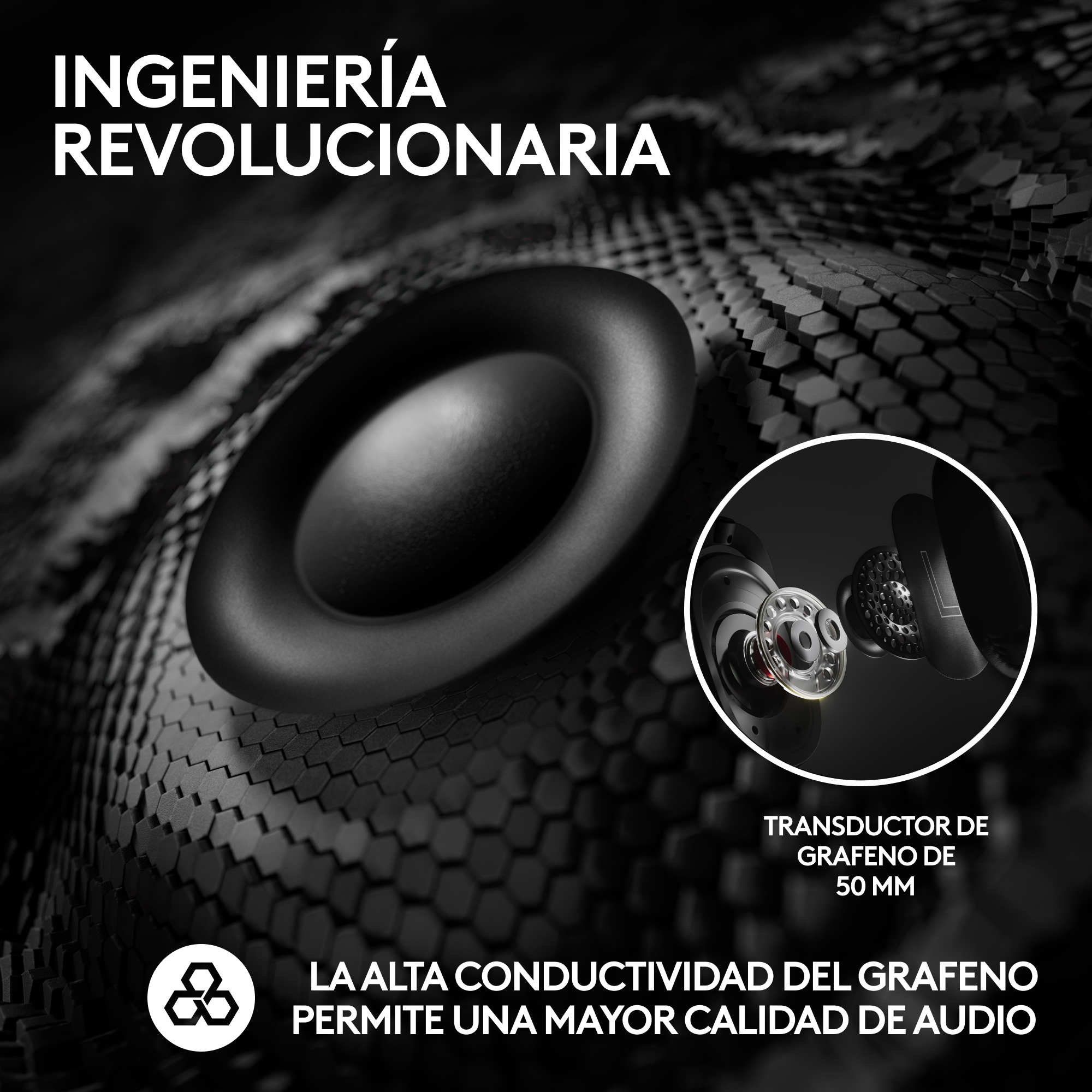 Audífonos Inalámbricos gaming Logitech G PRO X 2 LIGHTSPEED Negro - 3