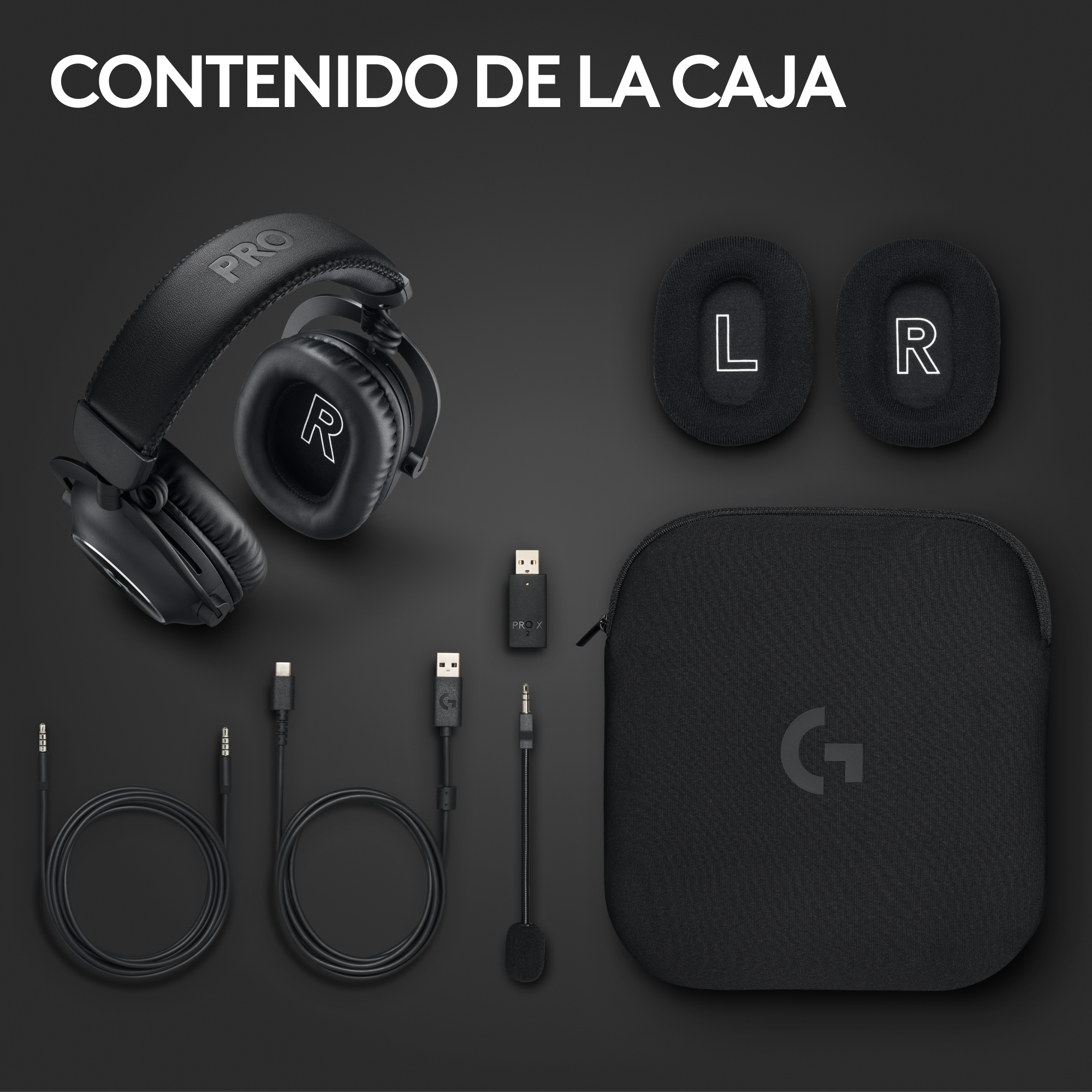 Audífonos Inalámbricos gaming Logitech G PRO X 2 LIGHTSPEED Negro - 8