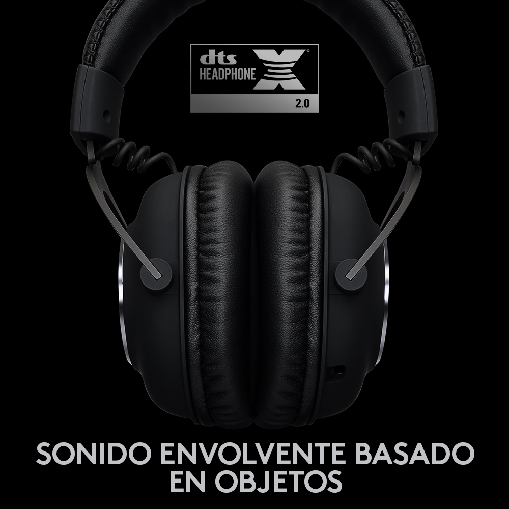 Audífonos inalámbricos con micrófono LIGHTSPEED Logitech G PRO X para gaming Negro - 6