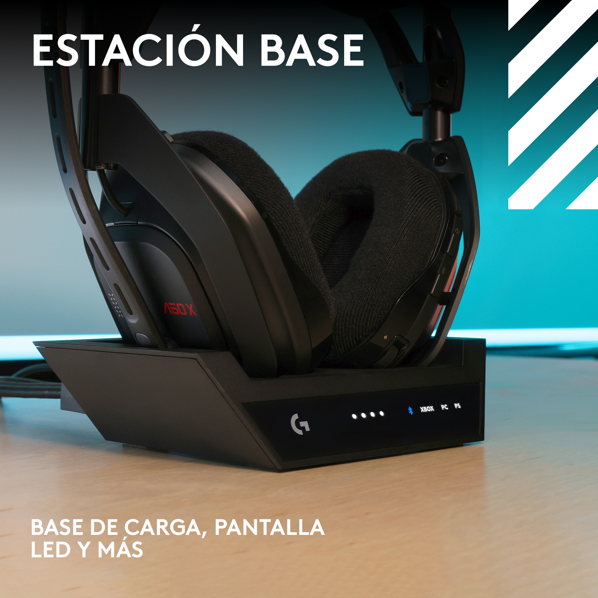 Audífonos inalámbricos Logitech G Astro A50 X para juegos Negro - 9