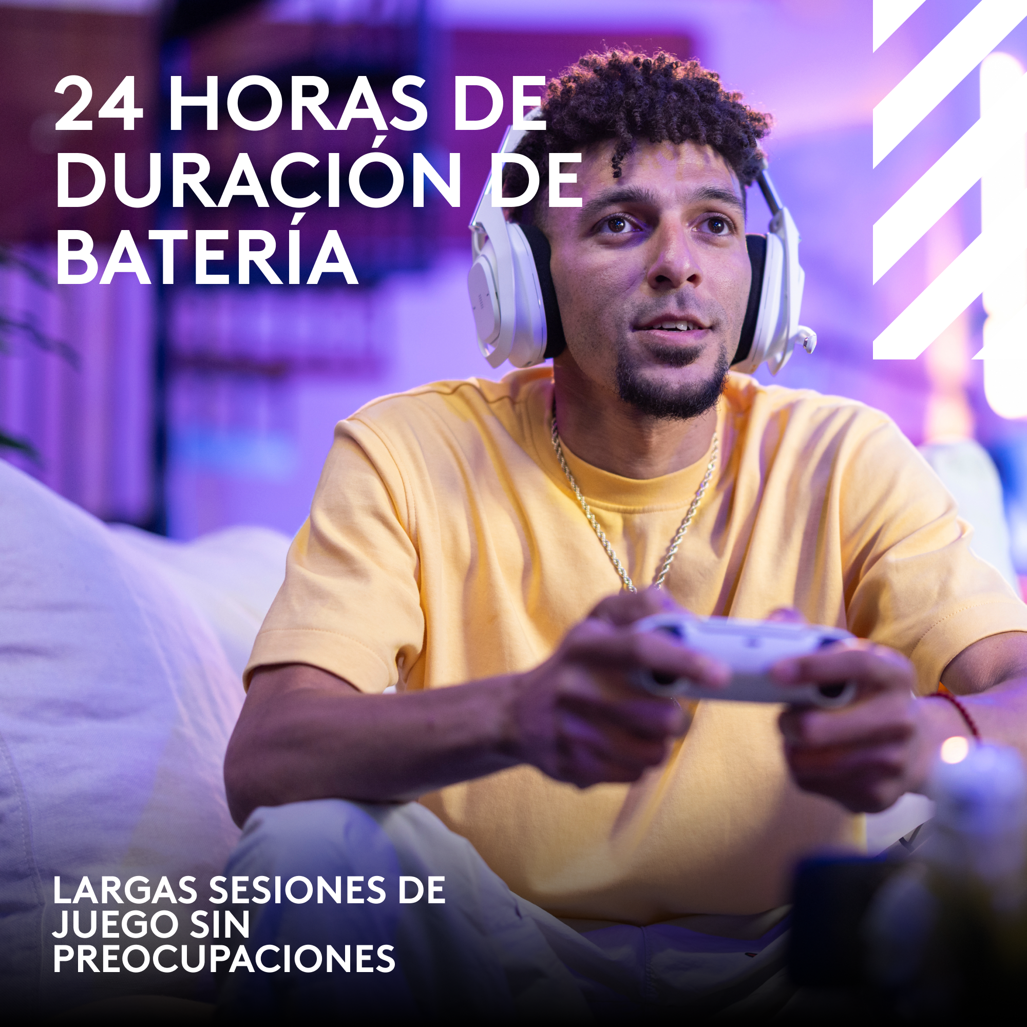 Audífonos inalámbricos Logitech G Astro A50 X para juegos Blanco - 9