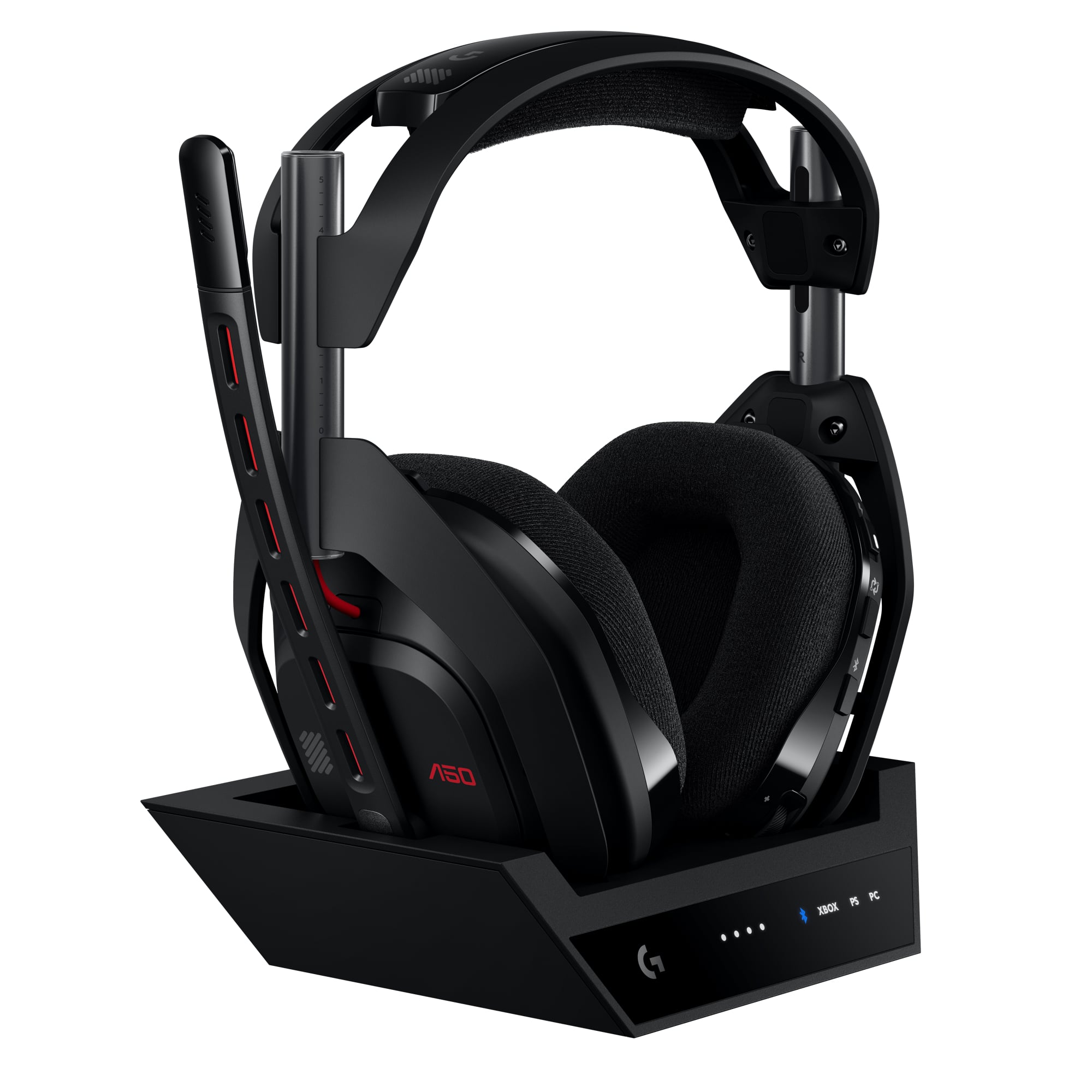 Audífonos inalámbricos con micrófono Logitech G Astro A50 LIGHTSPEED PS5-PC-XBOX + estación base Negro - 1