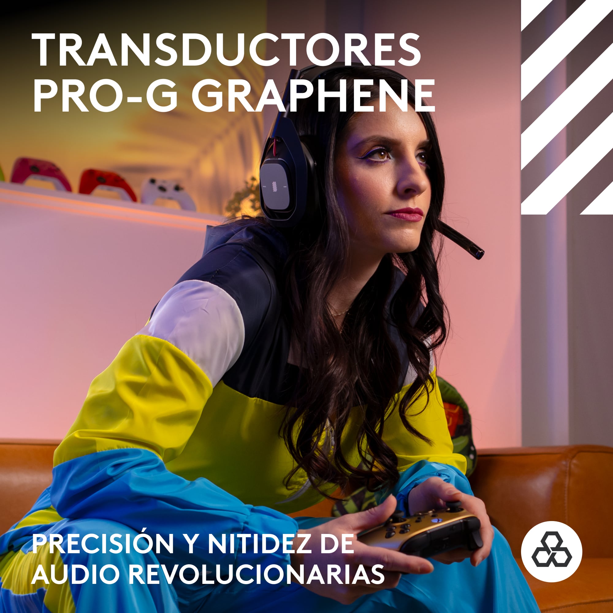 Audífonos inalámbricos con micrófono Logitech G Astro A50 LIGHTSPEED PS5-PC-XBOX + estación base Negro - 2