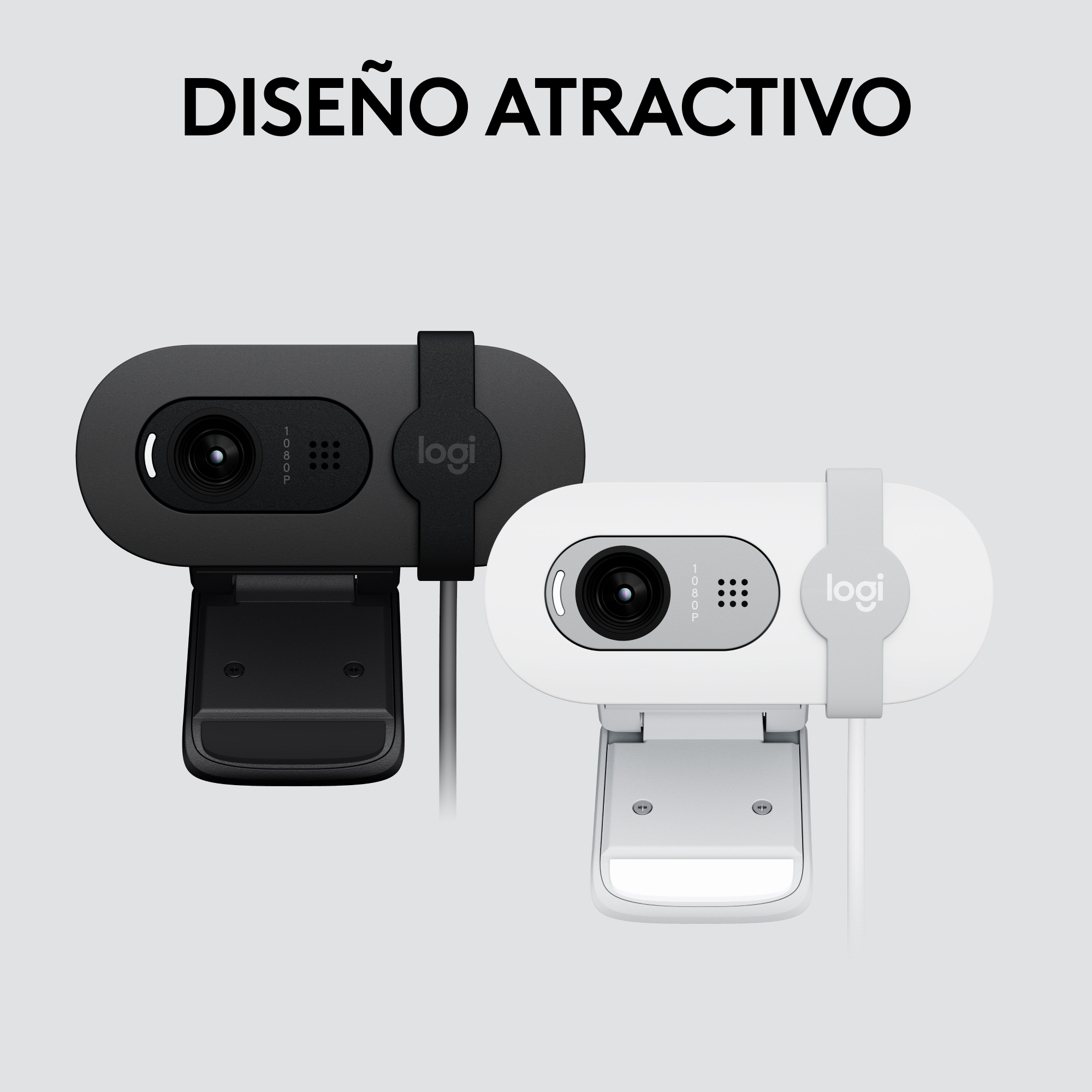 Cámara Web Logitech Brio 100 FHD 1080P Grafito - 5
