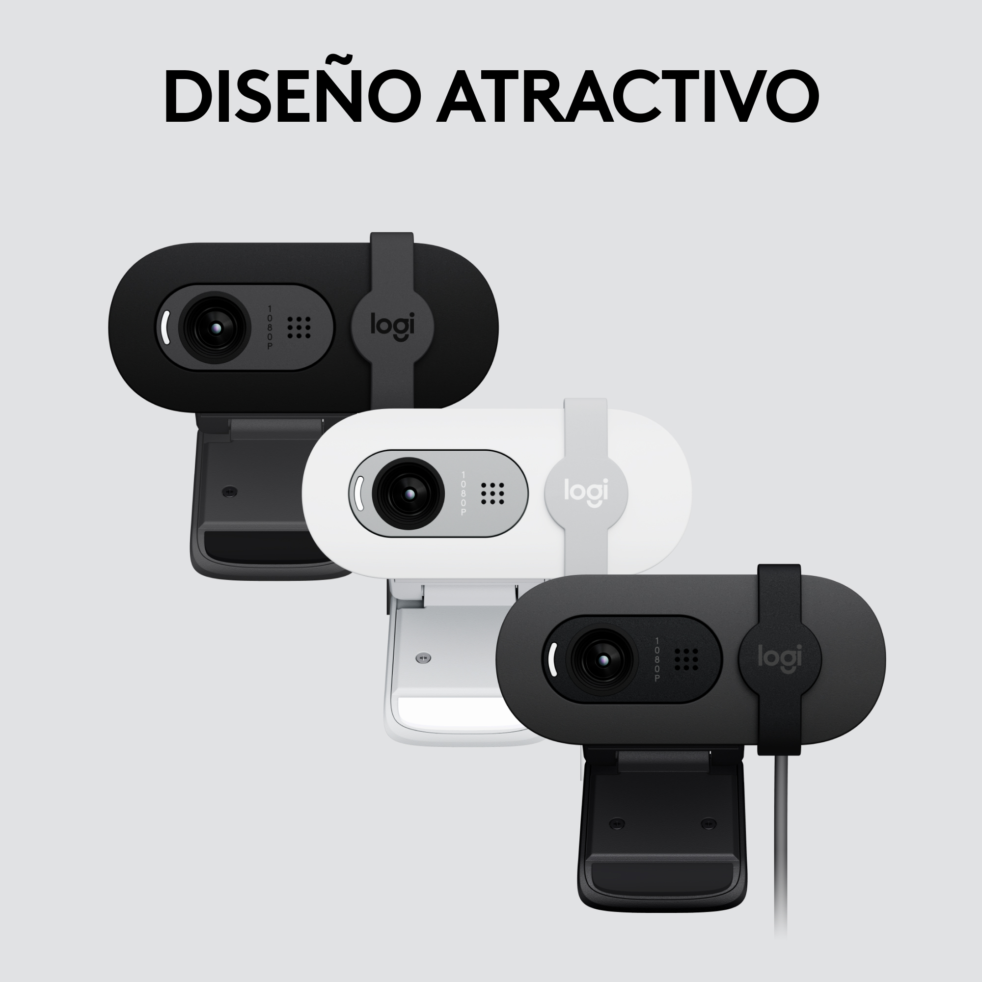 Cámara Web Logitech Brio 100 FHD 1080P Grafito - 6