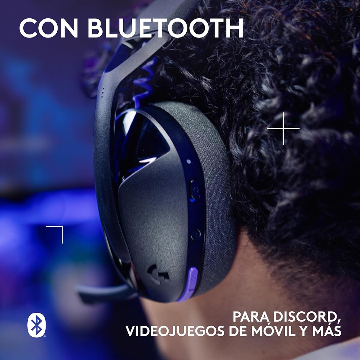 Audífonos con micrófono inalámbricos G321 LIGHTSPEED para juegos Negro - 4