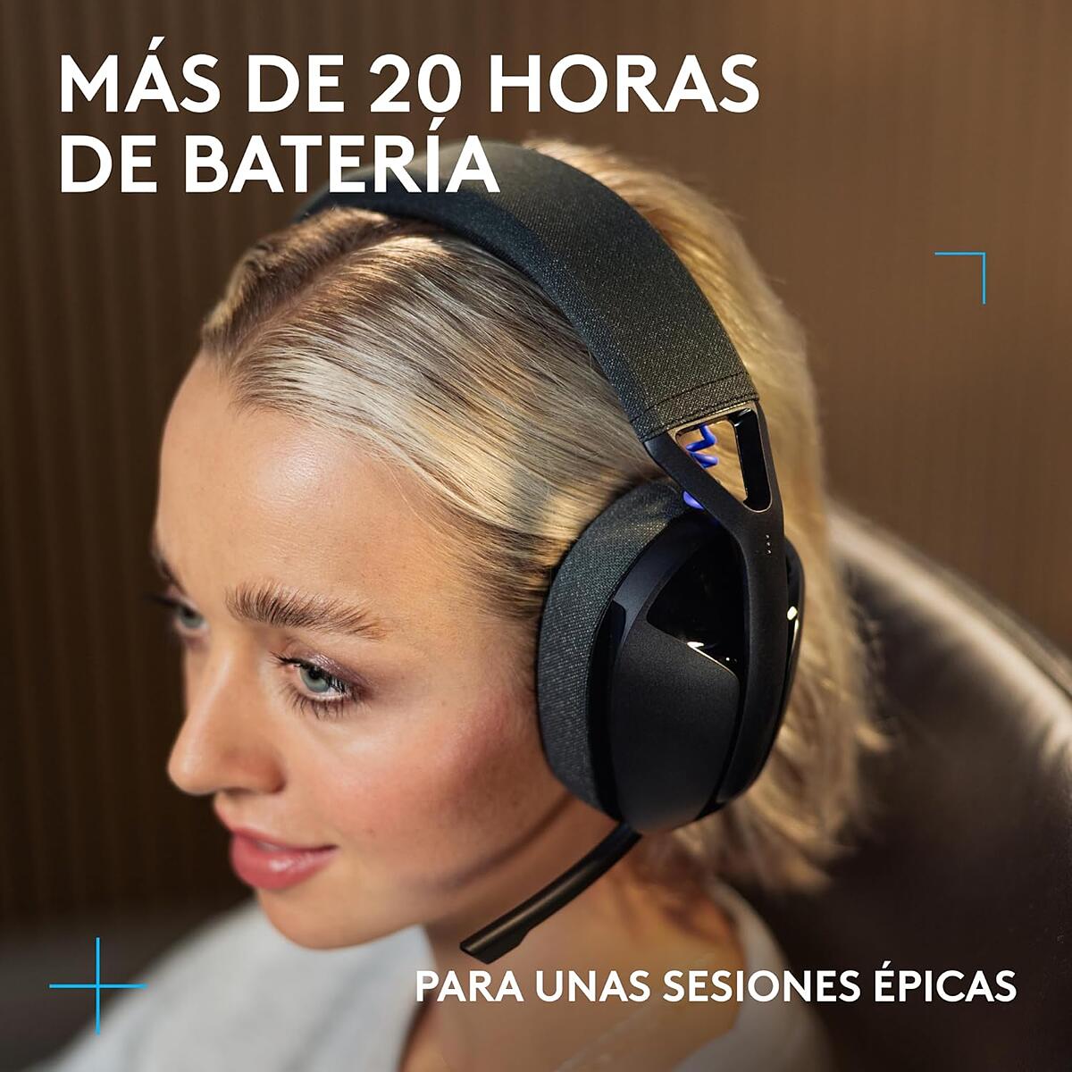 Audífonos con micrófono inalámbricos G321 LIGHTSPEED para juegos Negro - 6