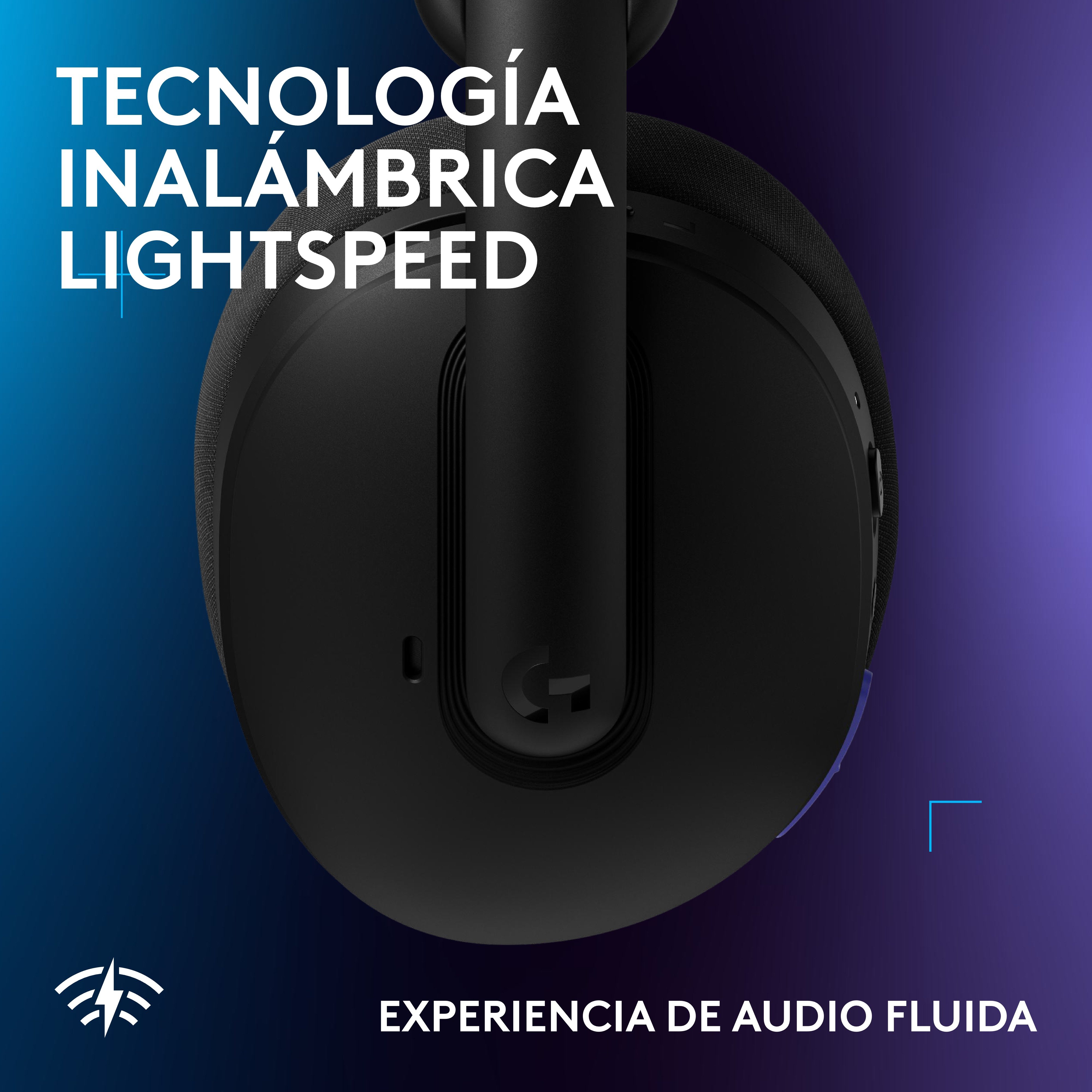Audífonos con micrófono inalámbricos G325 LIGHTSPEED para juegos Negro - 3