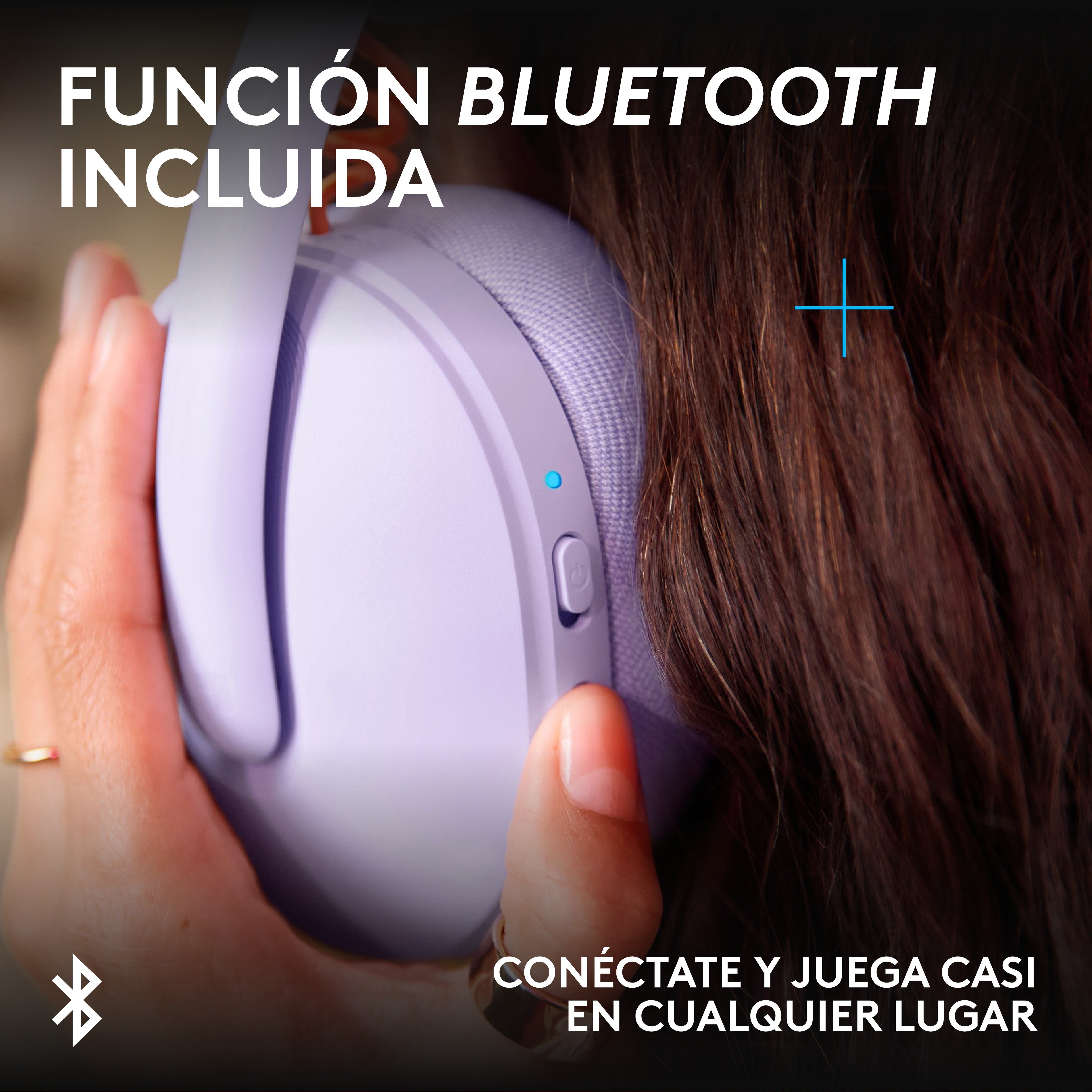 Audífonos con micrófono inalámbricos G325 LIGHTSPEED para juegos Lila - 4