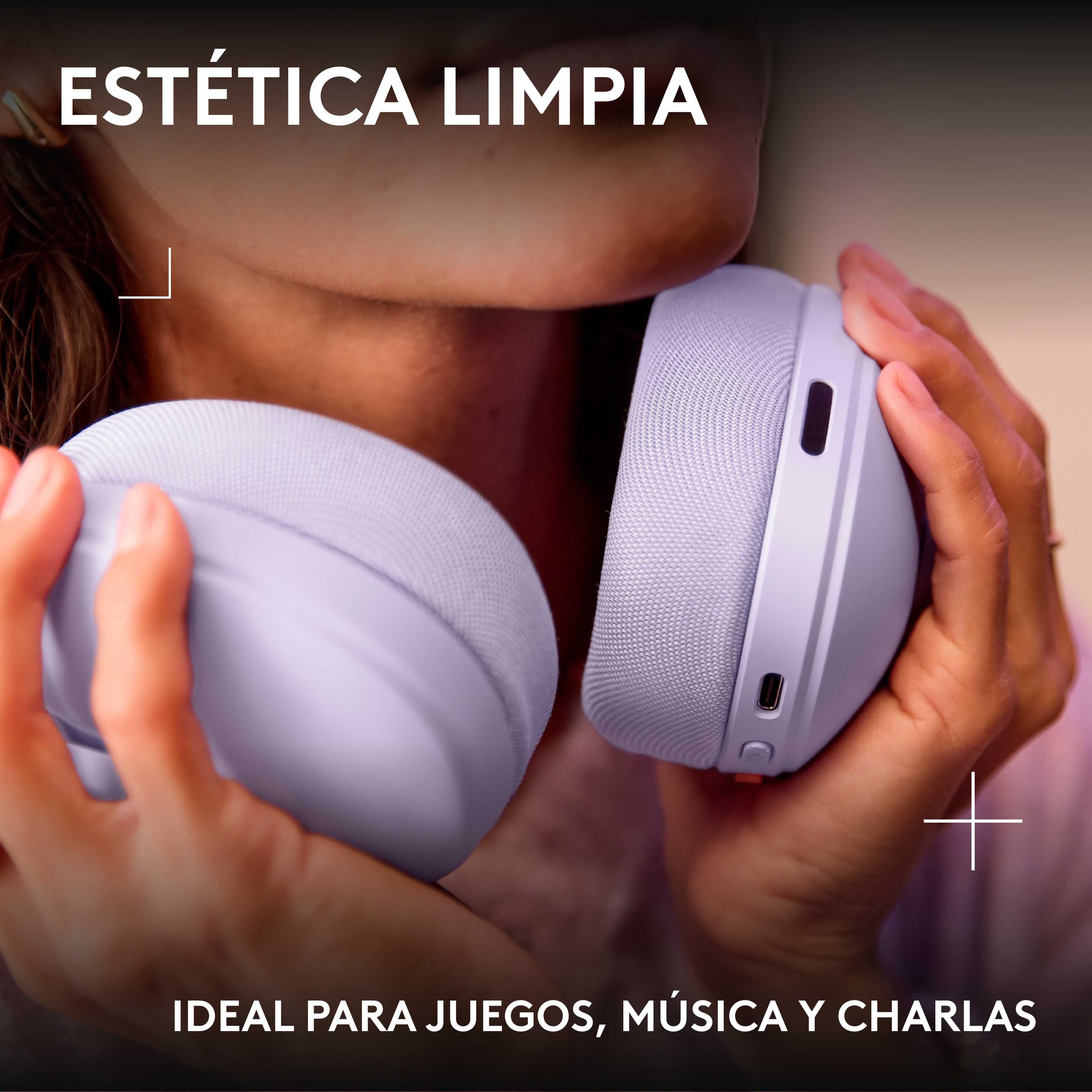 Audífonos con micrófono inalámbricos G325 LIGHTSPEED para juegos Lila - 7