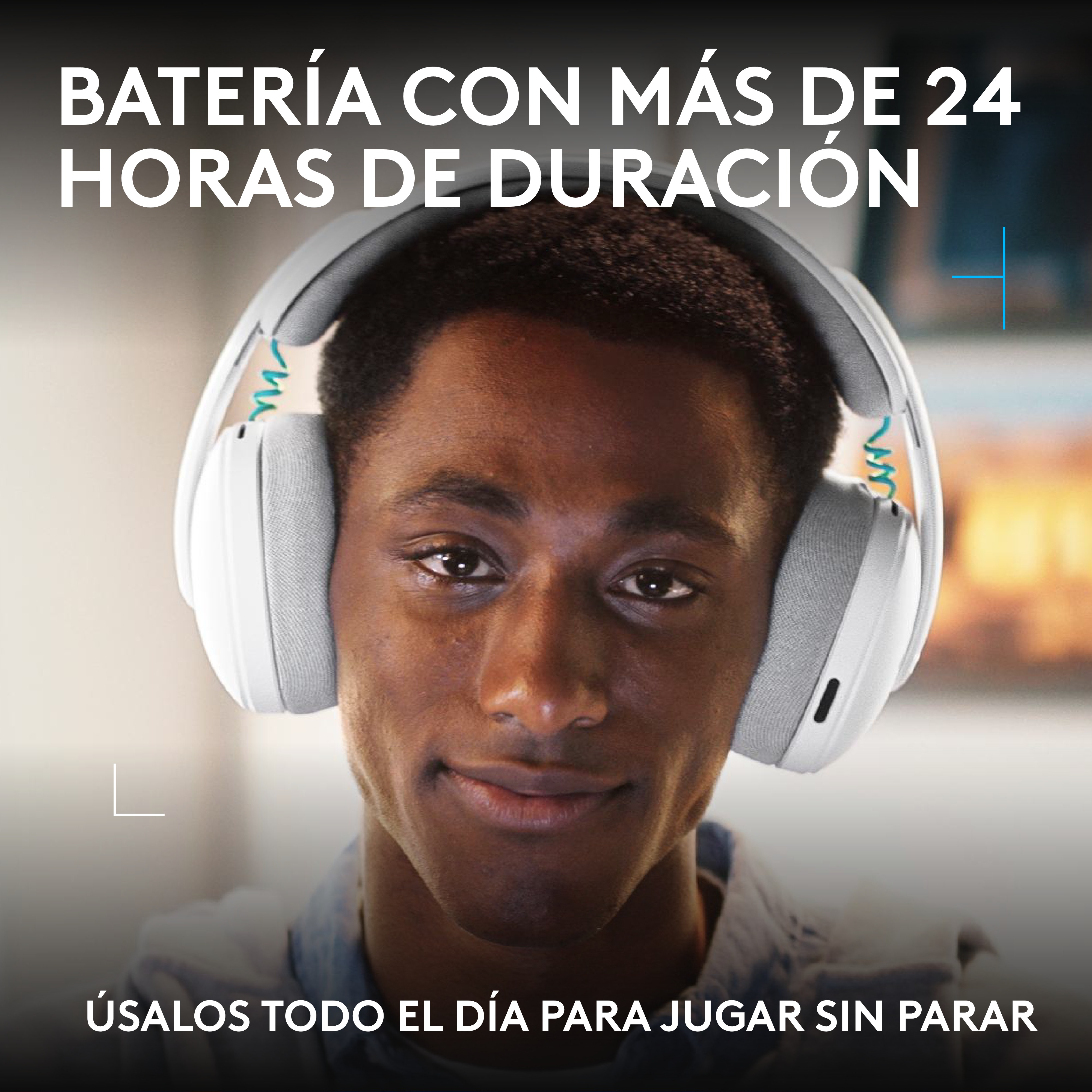 Audífonos con micrófono inalámbricos G325 LIGHTSPEED para juegos Blanco - 6