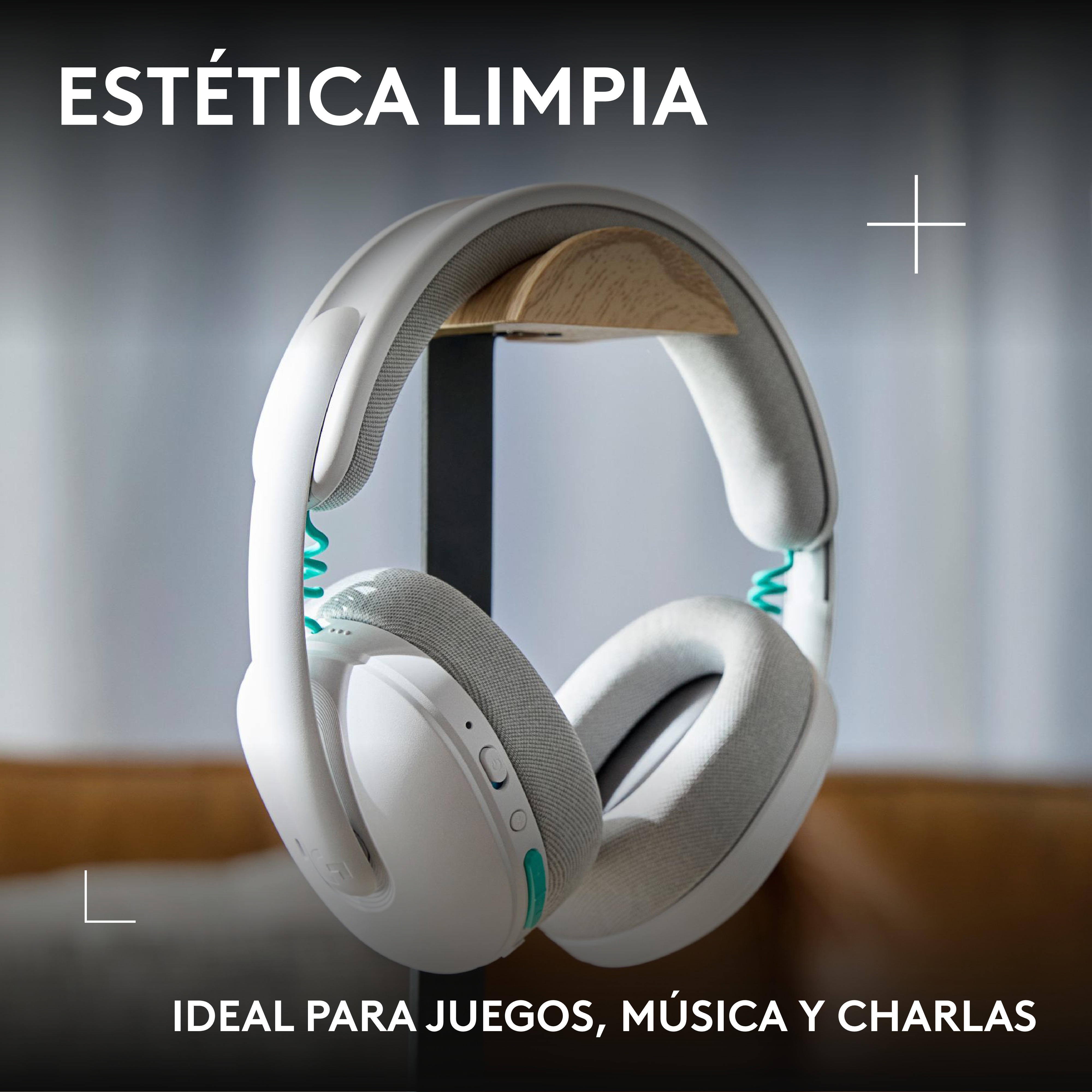 Audífonos con micrófono inalámbricos G325 LIGHTSPEED para juegos Blanco - 7