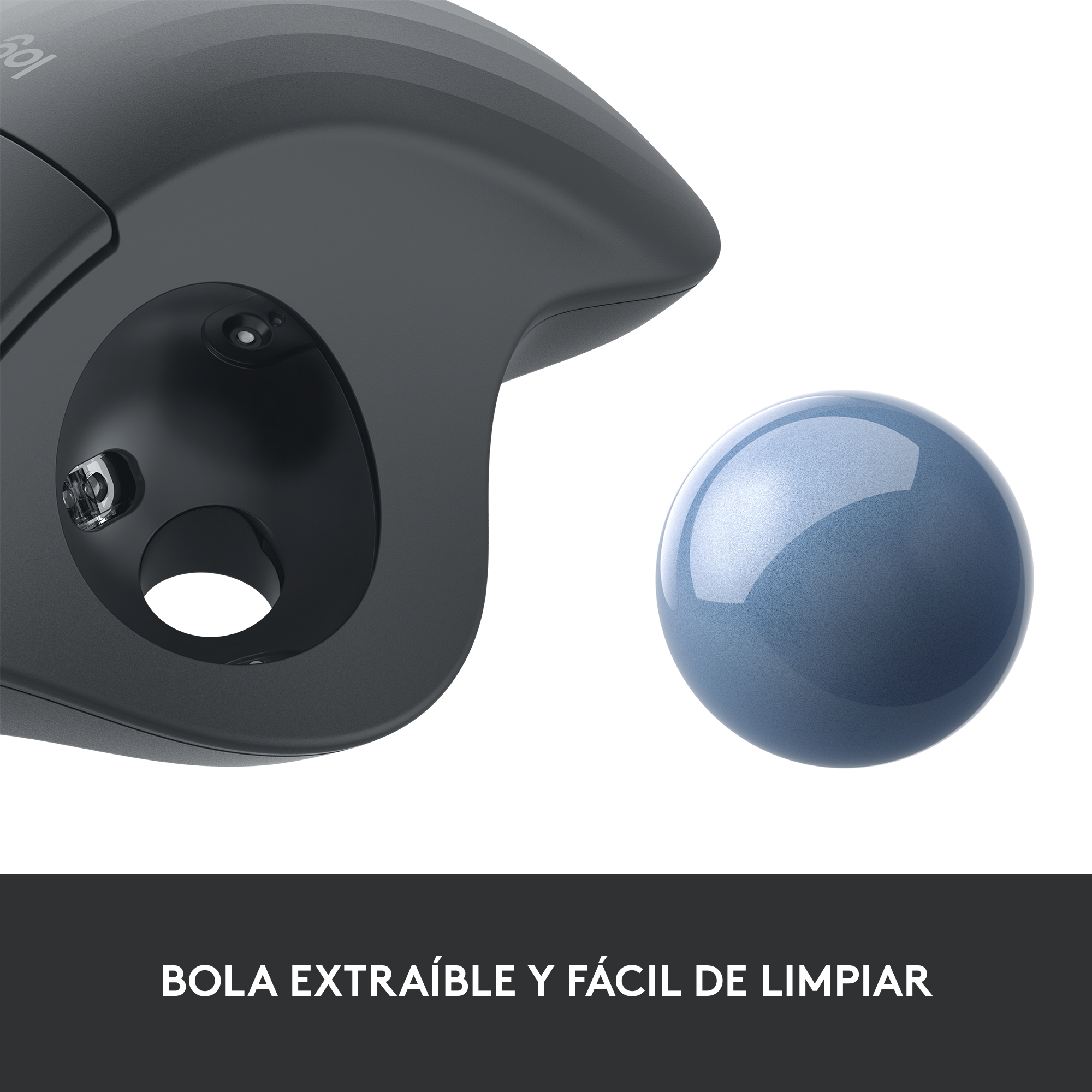 MOUSE INALÁMBRICO TRACKBALL ERGO M575S NEGRO - 7