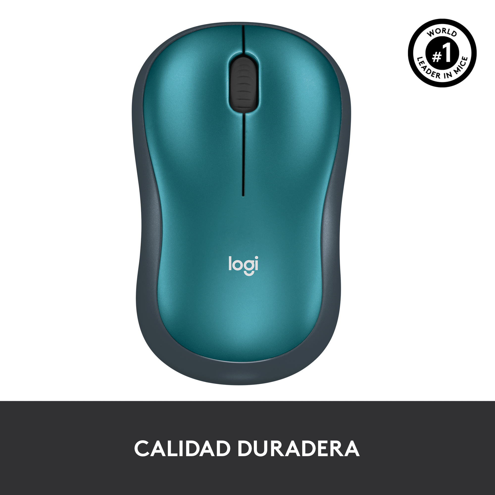 Mouse inalámbrico Logitech M185 Azul - 6