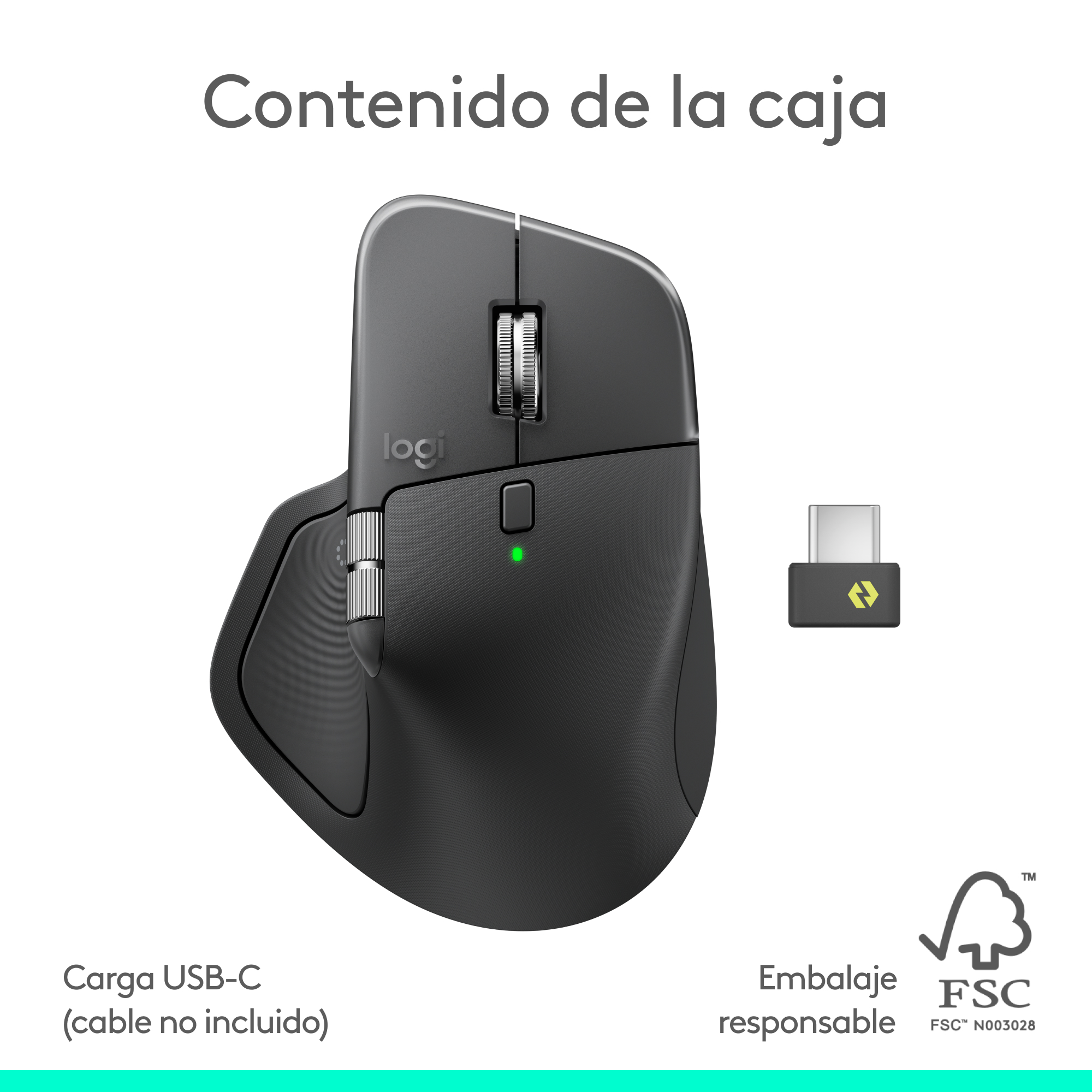 Mouse Inalámbrico Logitech MX Master 4 Grafito - 2