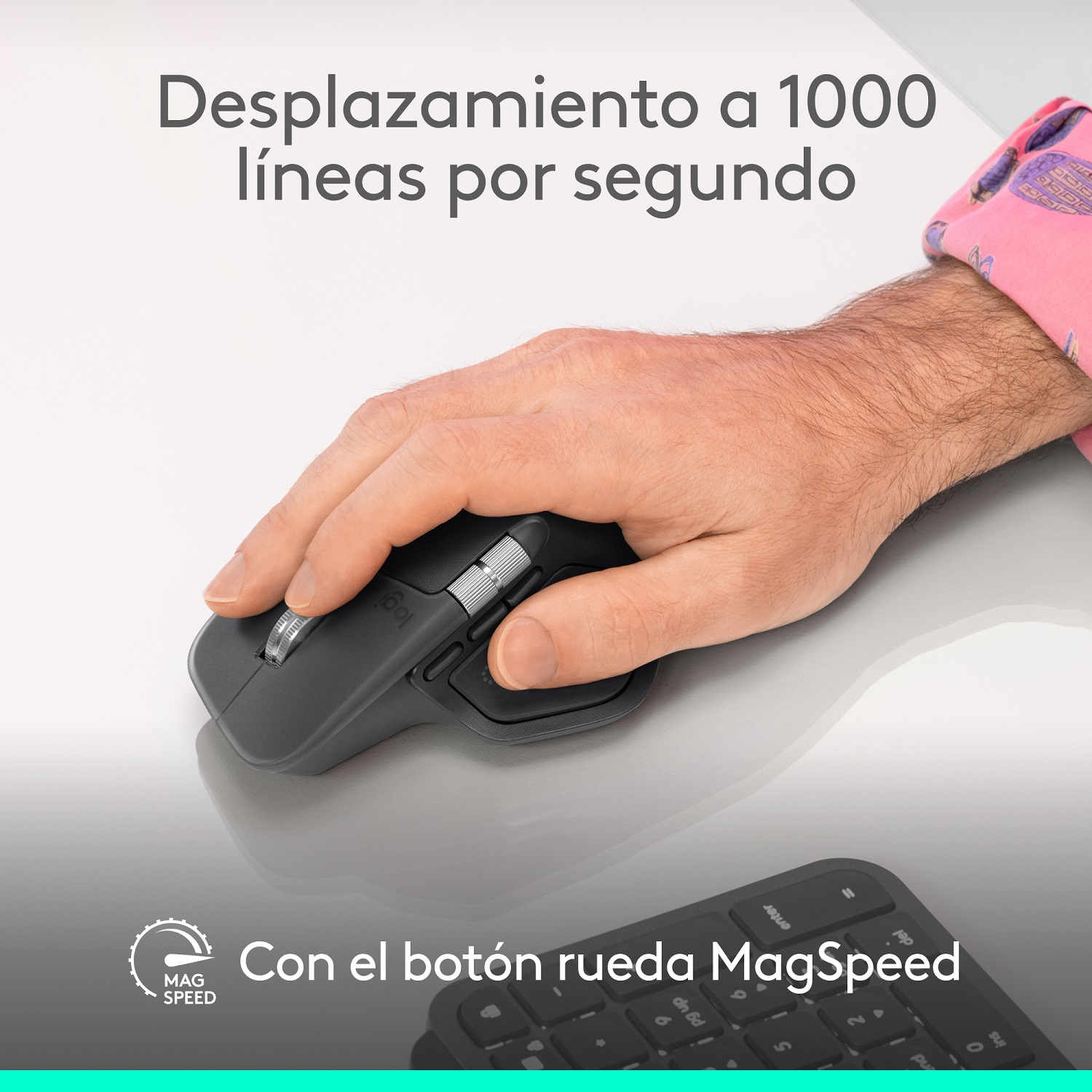 Mouse Inalámbrico Logitech MX Master 4 Grafito - 4