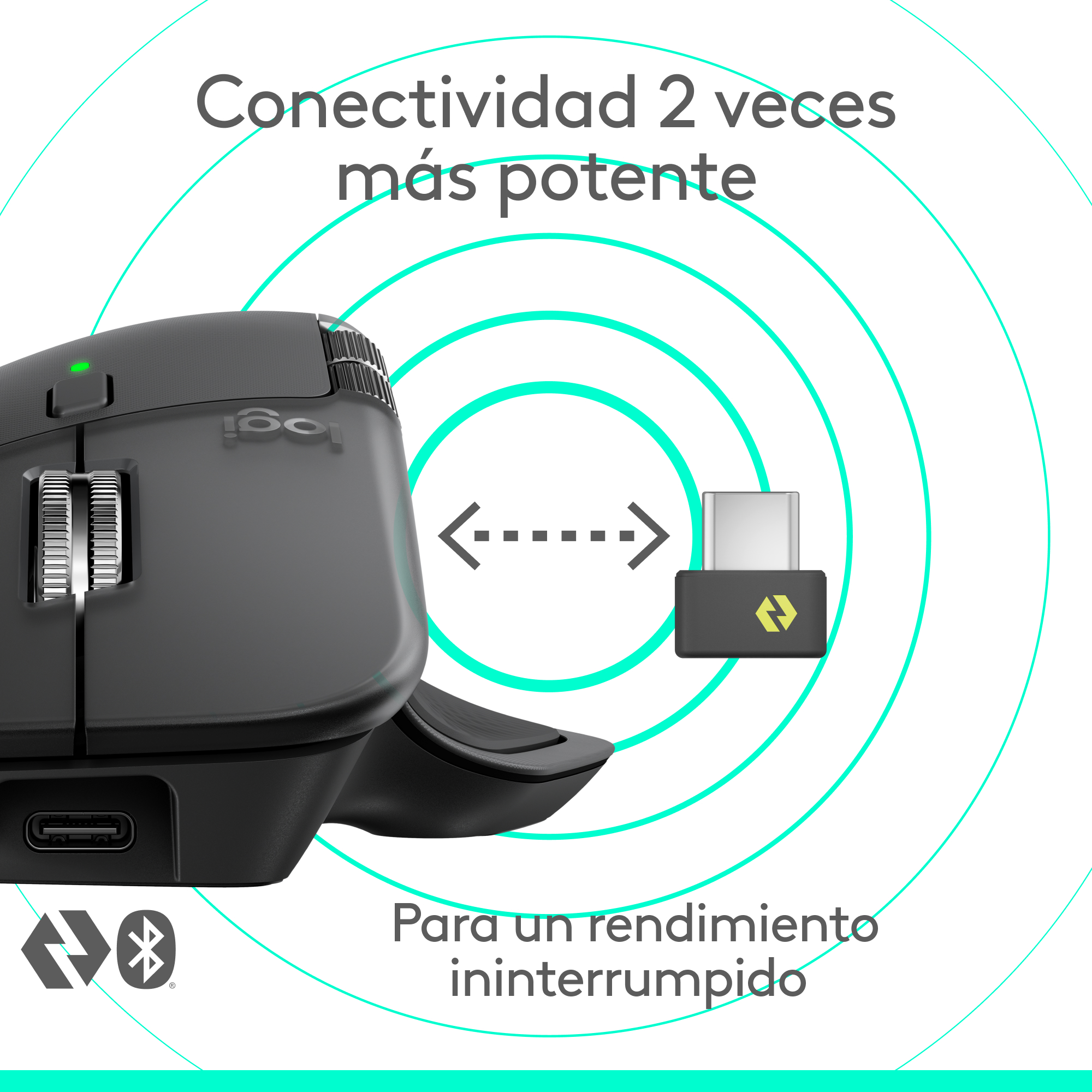 Mouse Inalámbrico Logitech MX Master 4 Grafito - 6