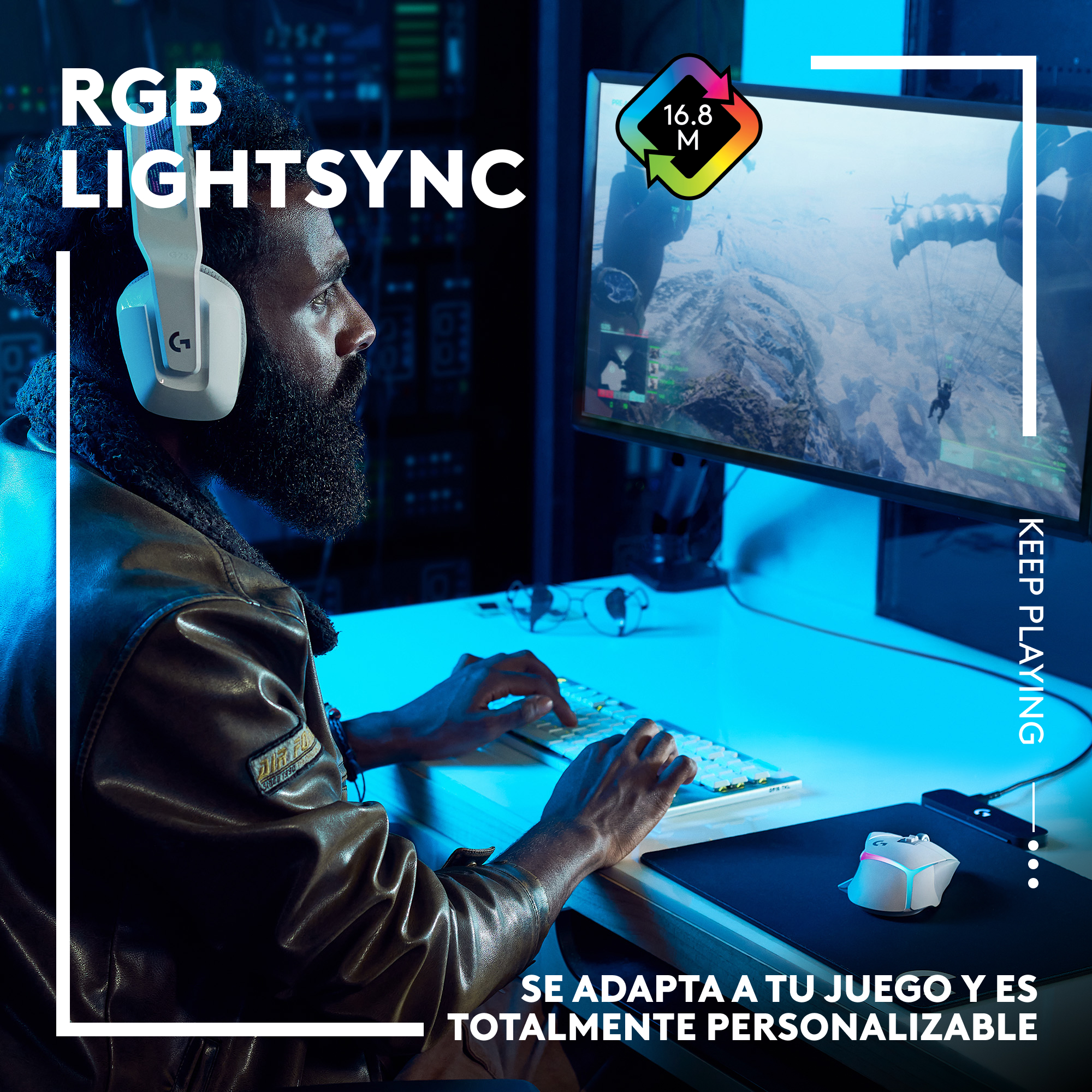 Mouse inalámbrico Logitech G502 X PLUS LIGHTSPEED RGB para juegos Negro - 4