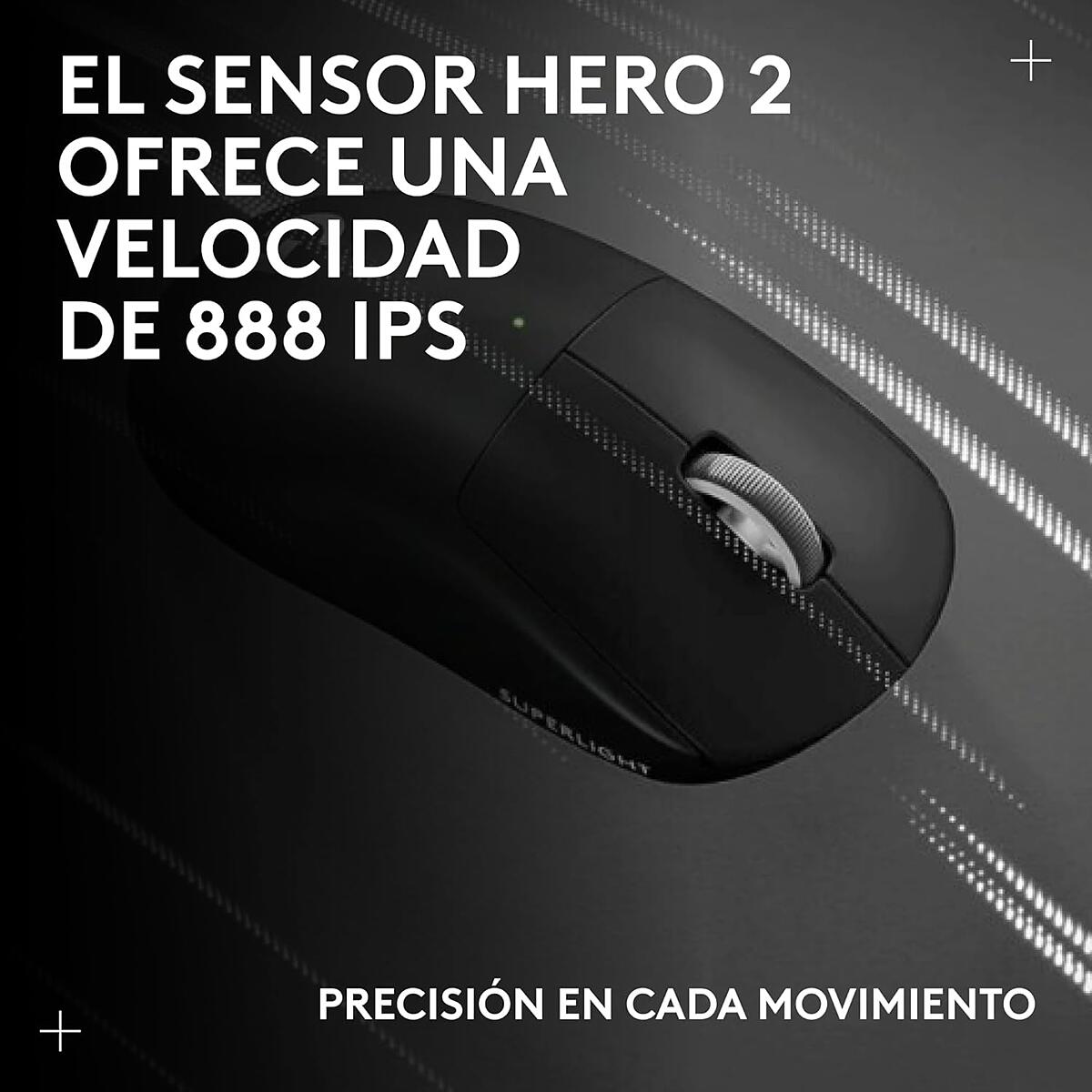 Mouse Inalámbrico Logitech G PRO X SUPERLIGHT 2C LIGHTSPEED Negro - 9