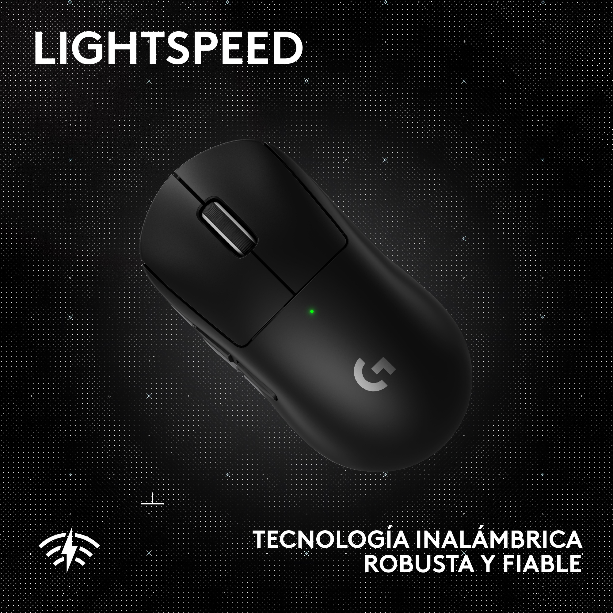 Mouse Inalámbrico Logitech PRO X SUPERLIGHT 2 SE LIGHTSPEED para juegos Negro - 3