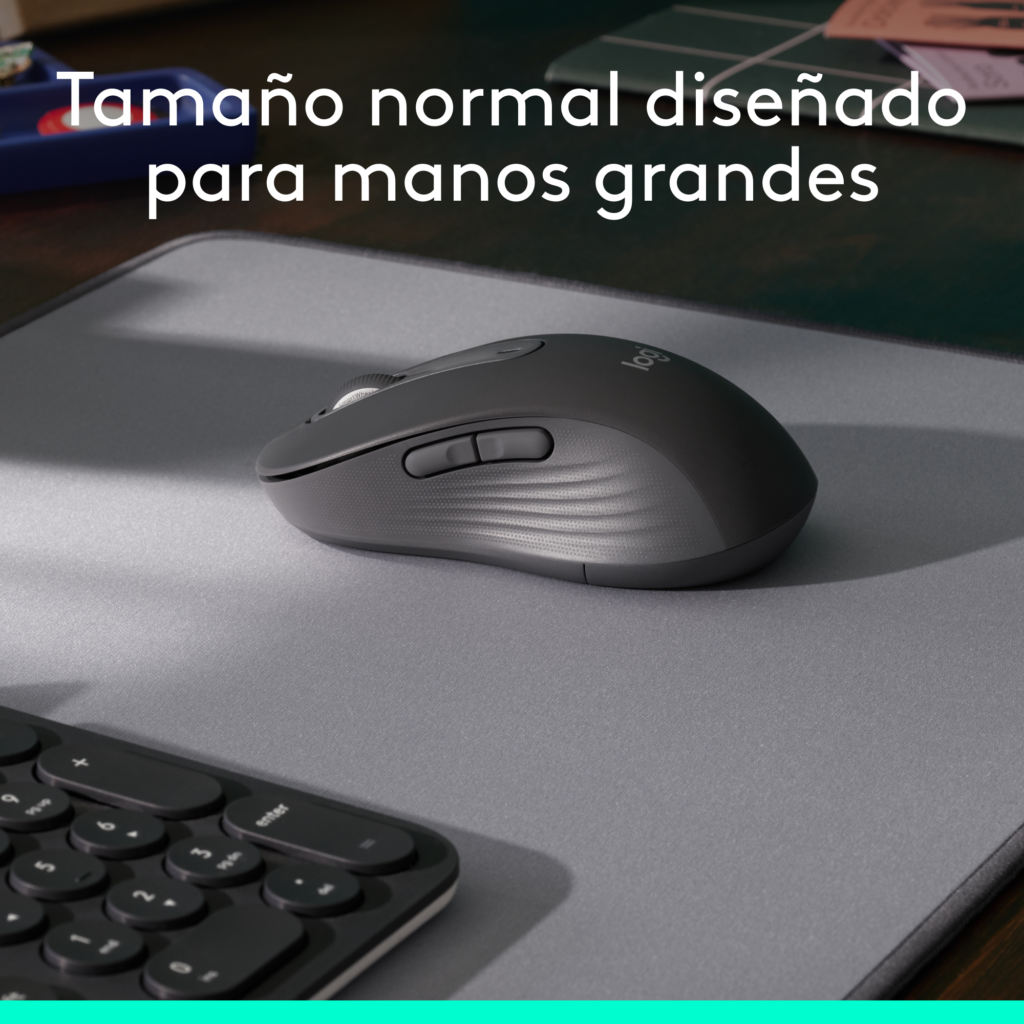 Mouse inalámbrico Logitech Signature M650 L Negro - 2